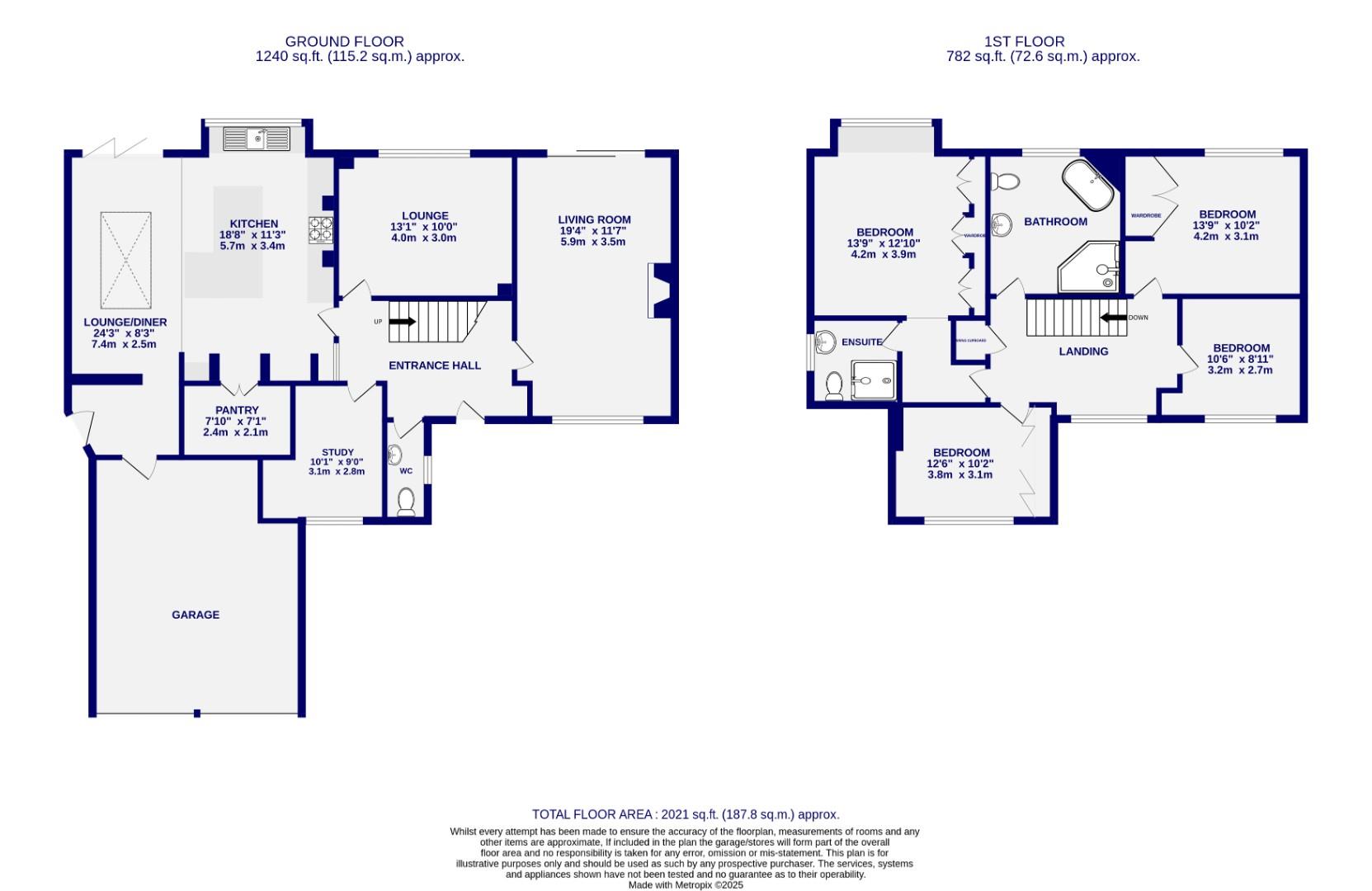 3, Blue Slates Close, York floorplan