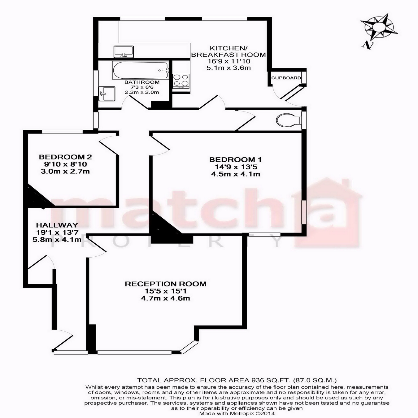 2 Bedrooms Maisonette to rent in Grove Park Road, Chiswick, London W4