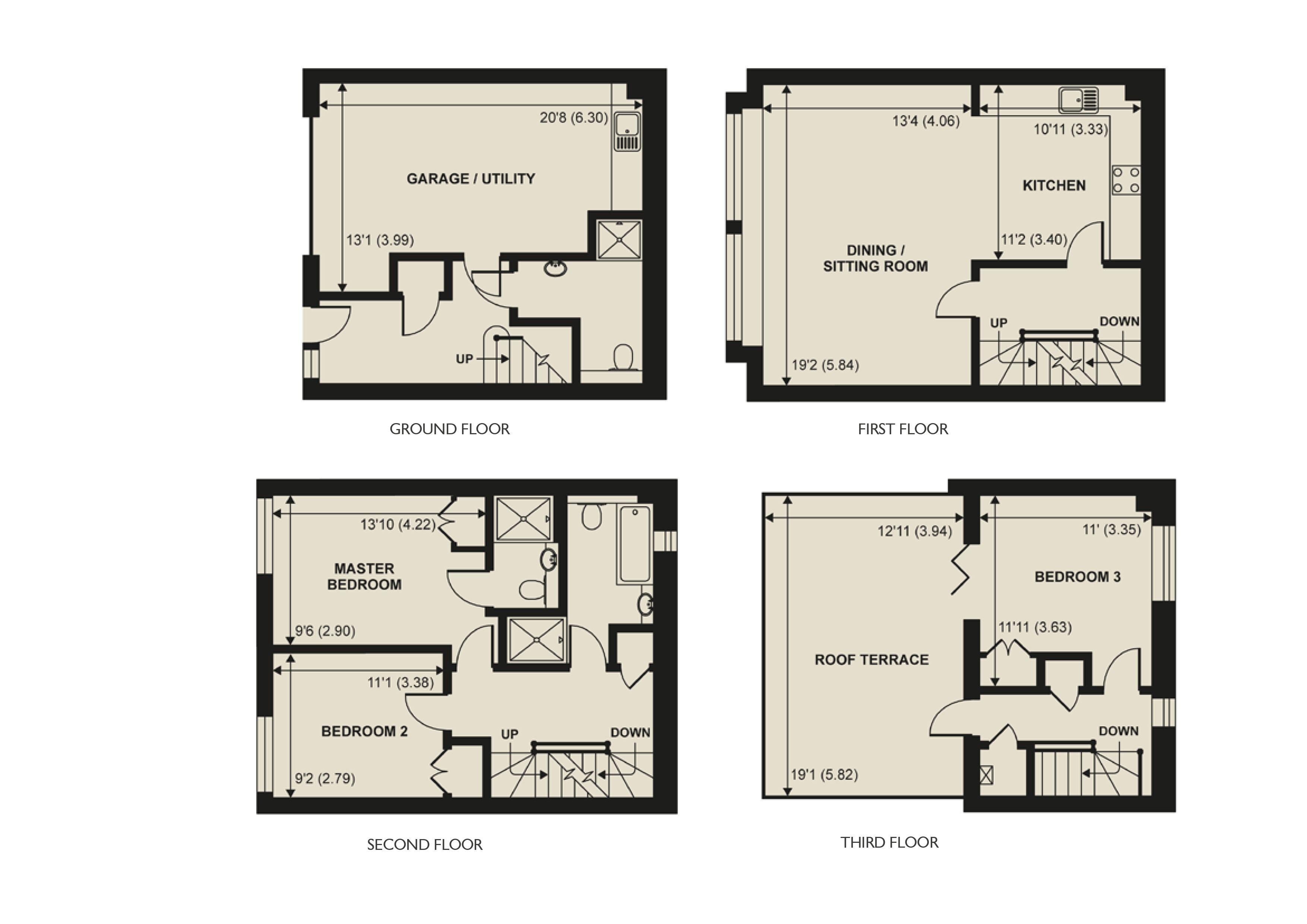 3, Millbank Close, Farnham floorplan