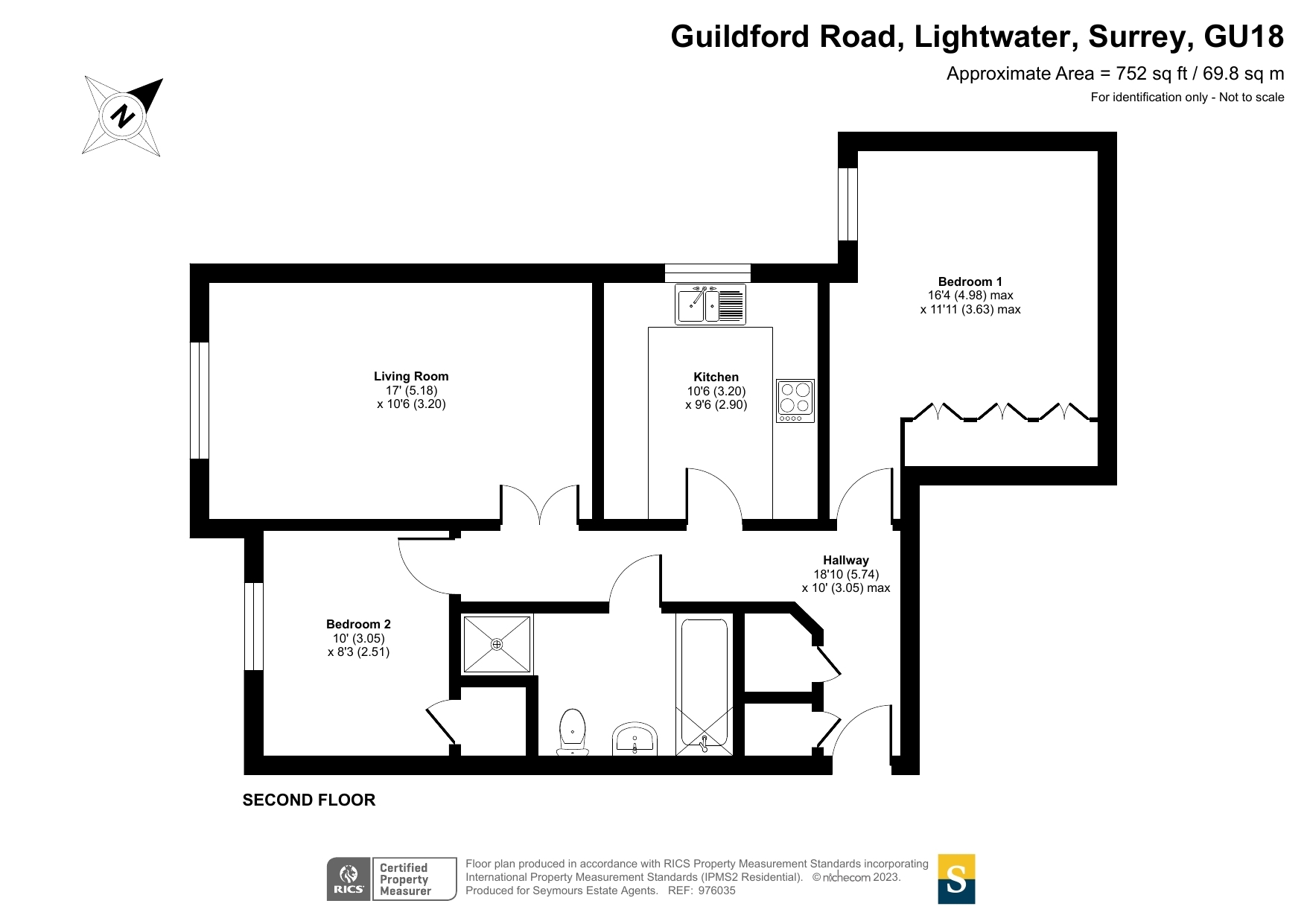 Flat 13, Florence Villas, 108, Guildford Road, Surrey floorplan