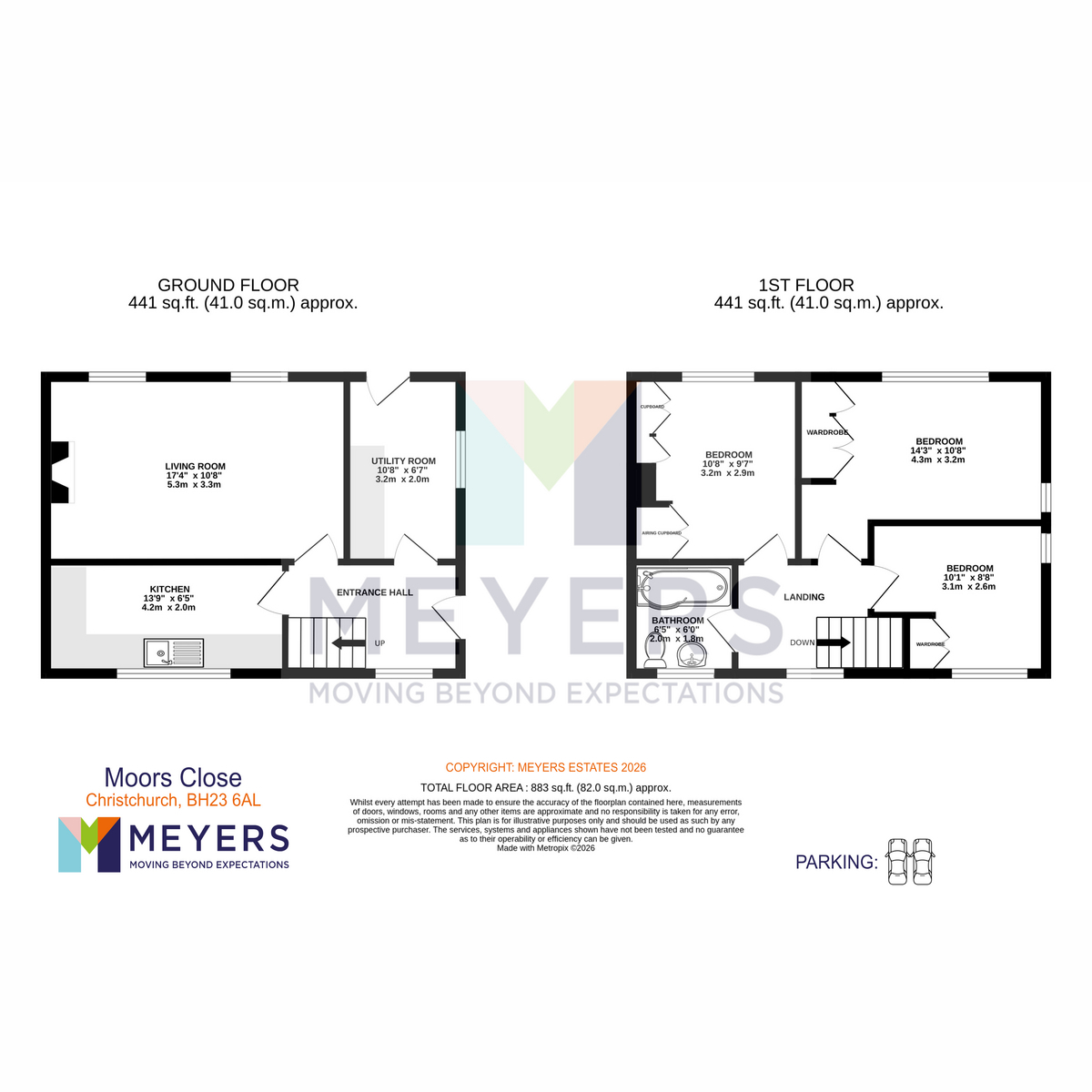 36, Moors Close, Christchurch floorplan