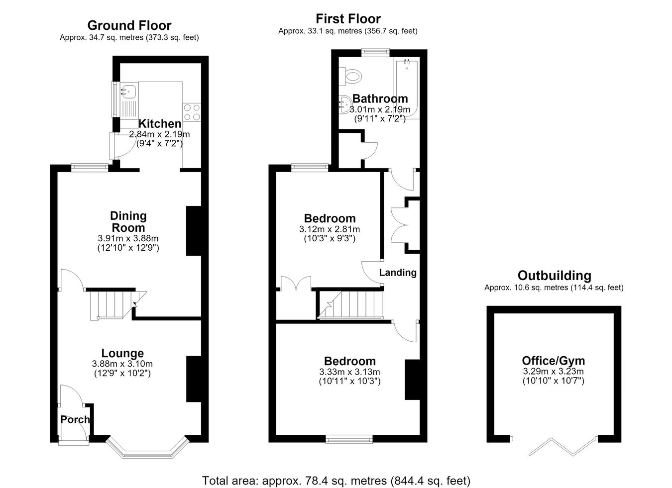 6, Valley Road, Dover floorplan
