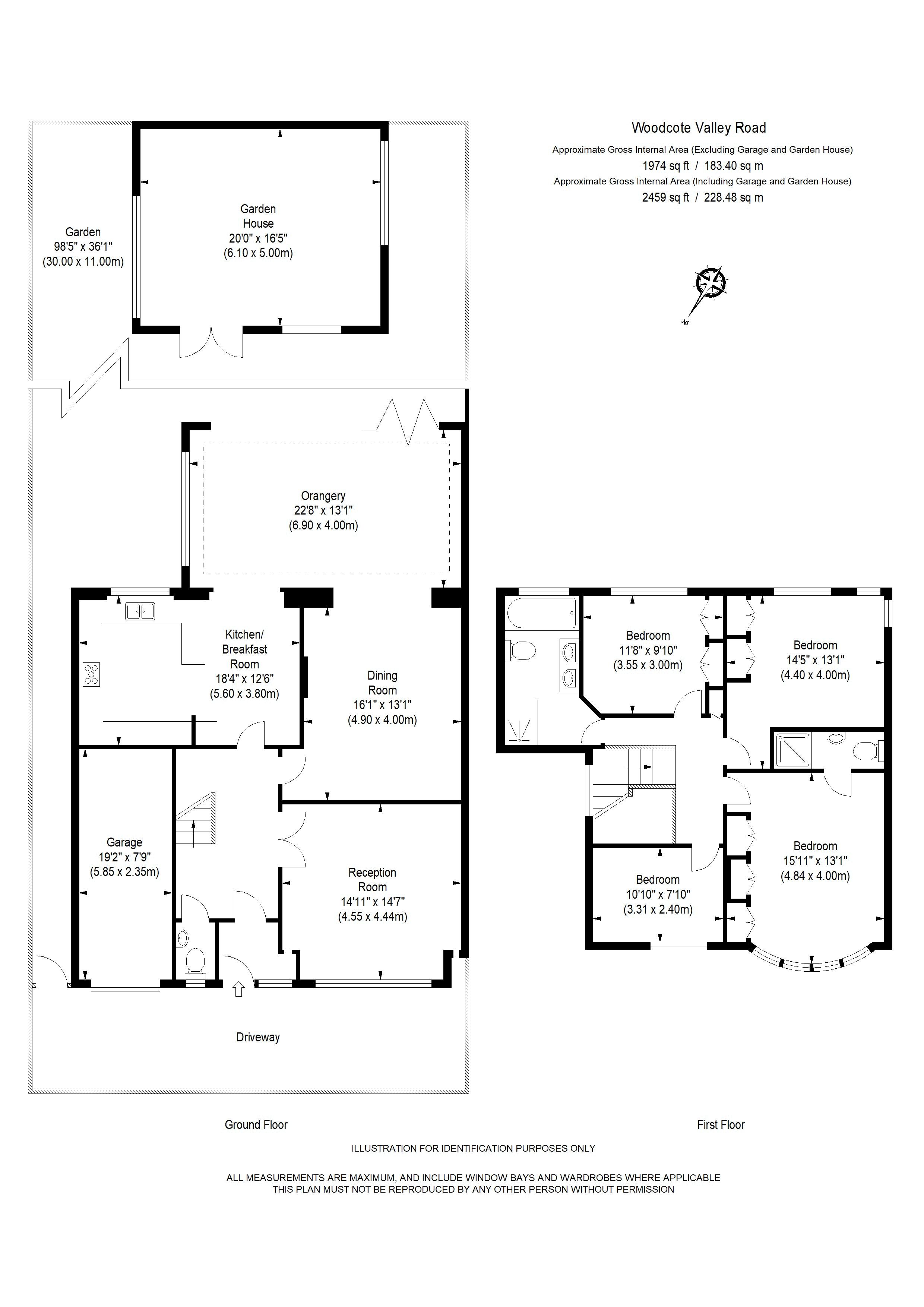 167, Woodcote Valley Road, Purley floorplan