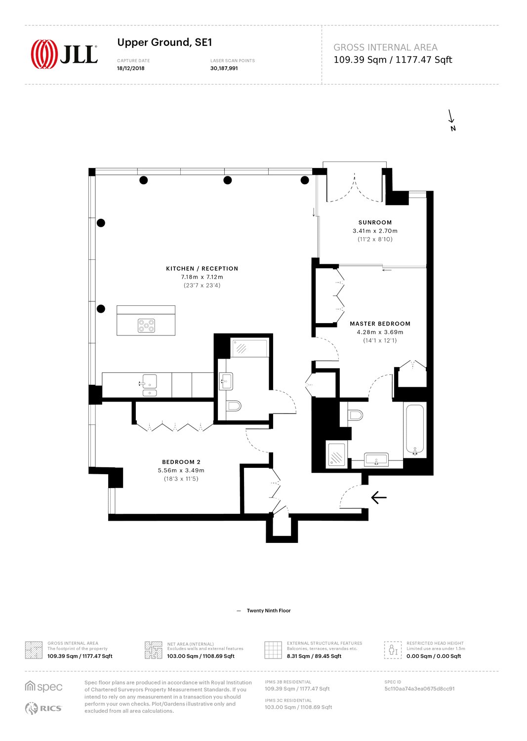 2 Bedrooms Flat to rent in Southbank Tower, Upper Ground, London SE1