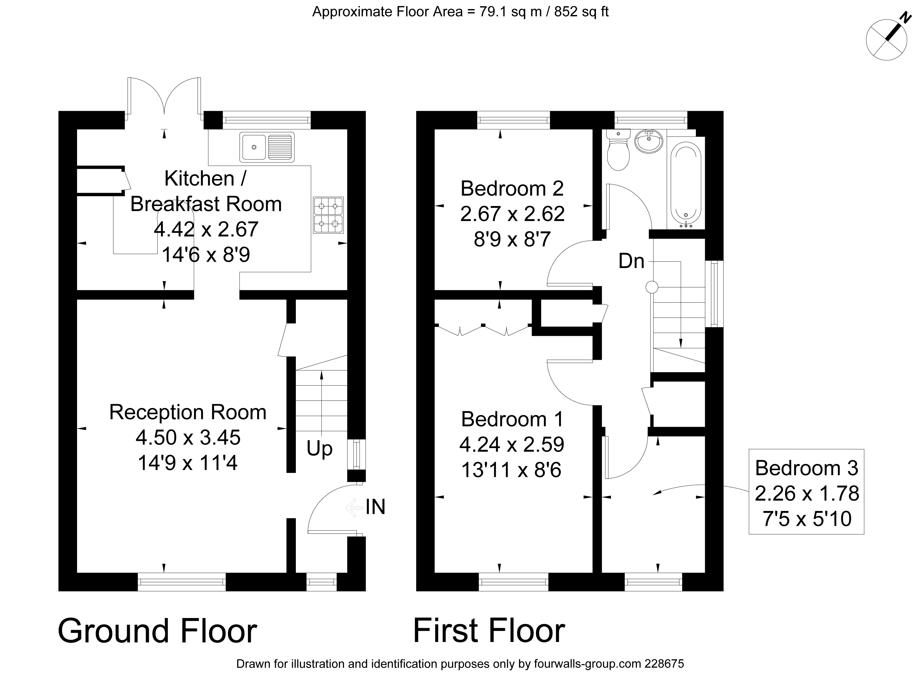 3 Bedrooms End terrace house to rent in Stanmore Close, Ascot, Berkshire SL5