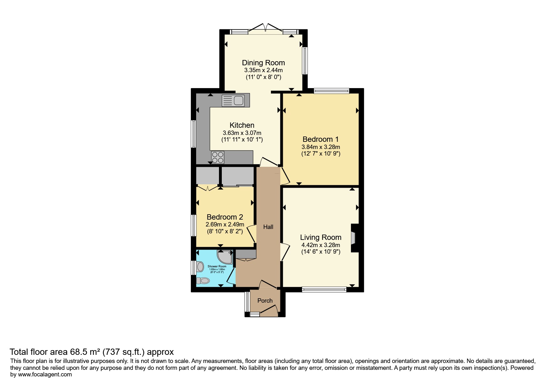 9, Monton Close, Luton floorplan
