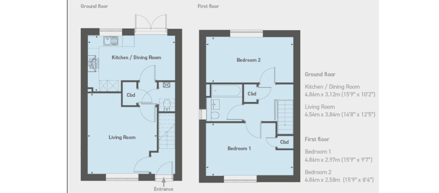 Plot 15, Cote Road, Aston floorplan