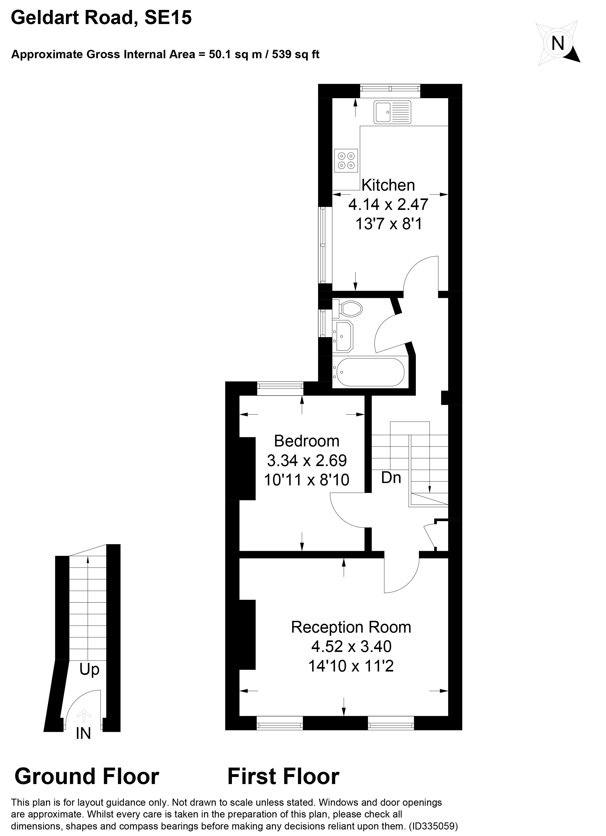 1 Bedrooms Flat to rent in Geldart Road, Peckham SE15