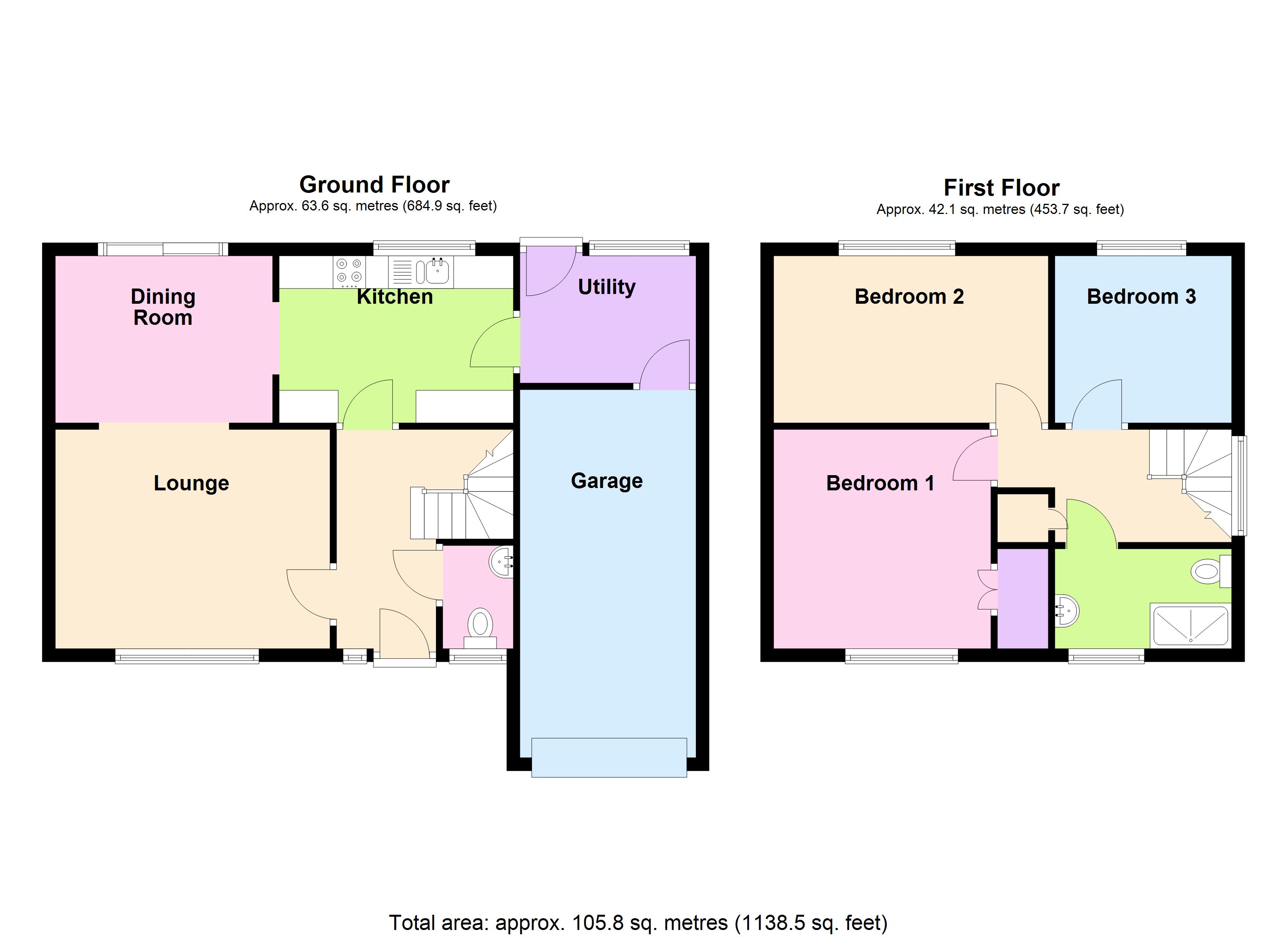 18, Manor Road, Bridgwater floorplan