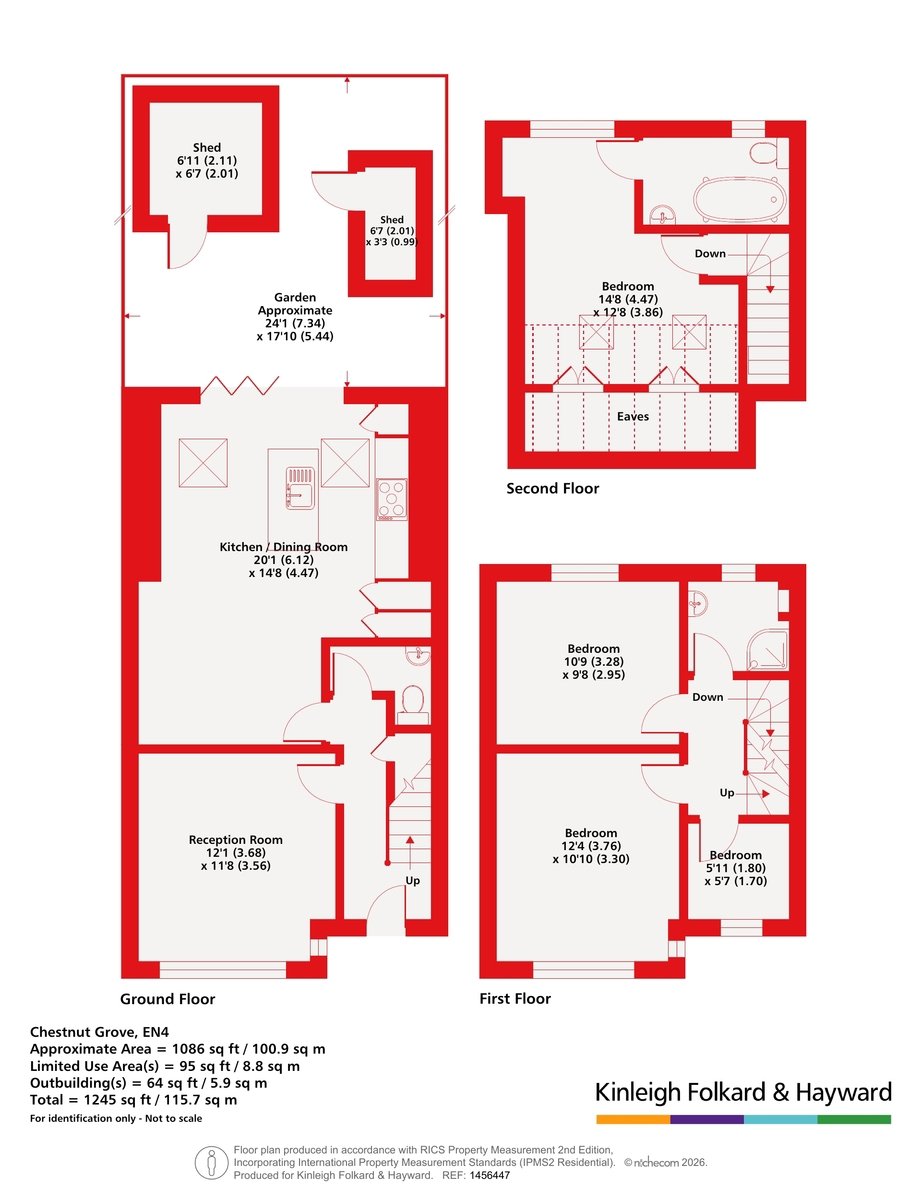 24, Chestnut Grove, Barnet floorplan