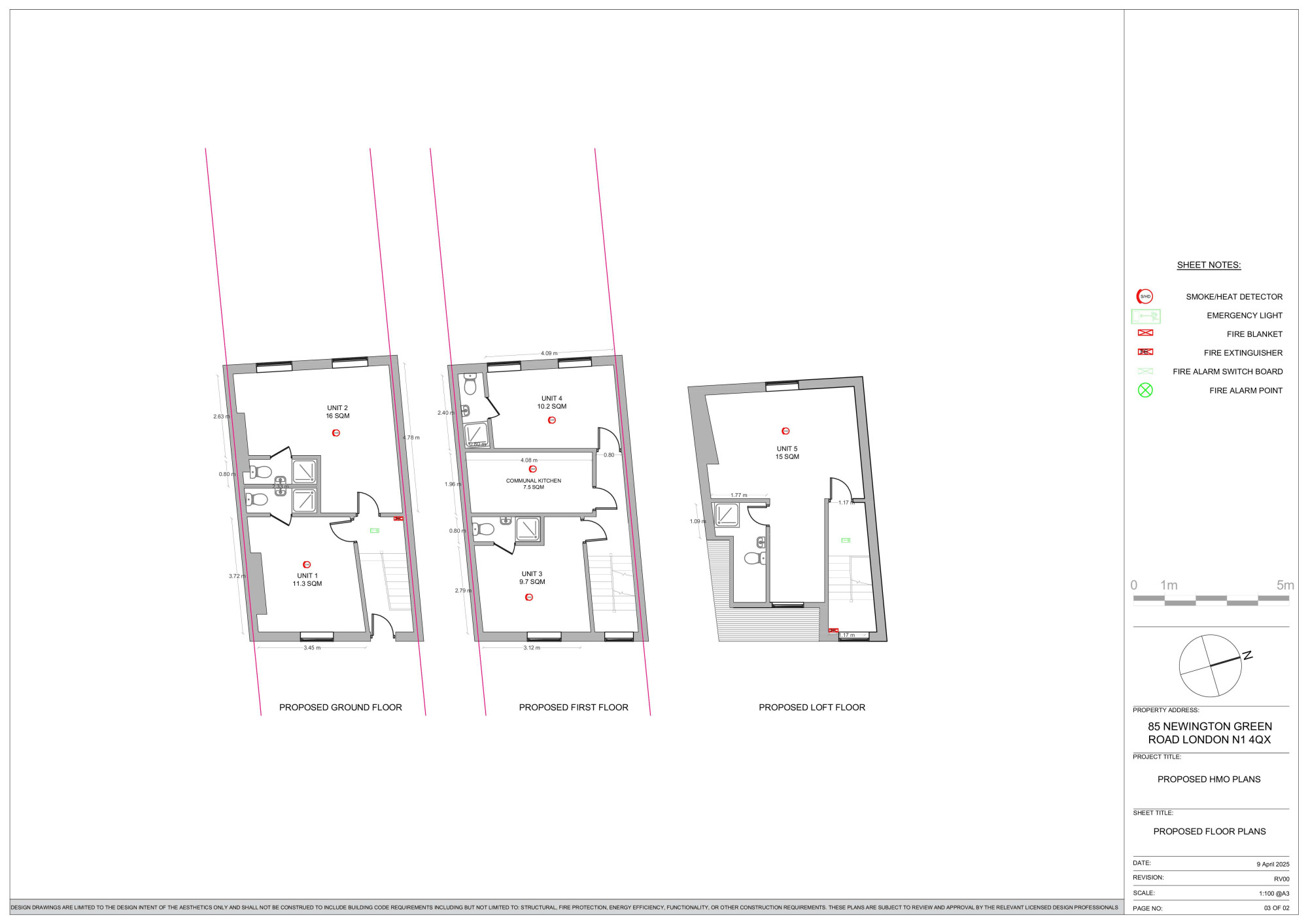 Flat 5 85a,, Newington Green Road, London floorplan