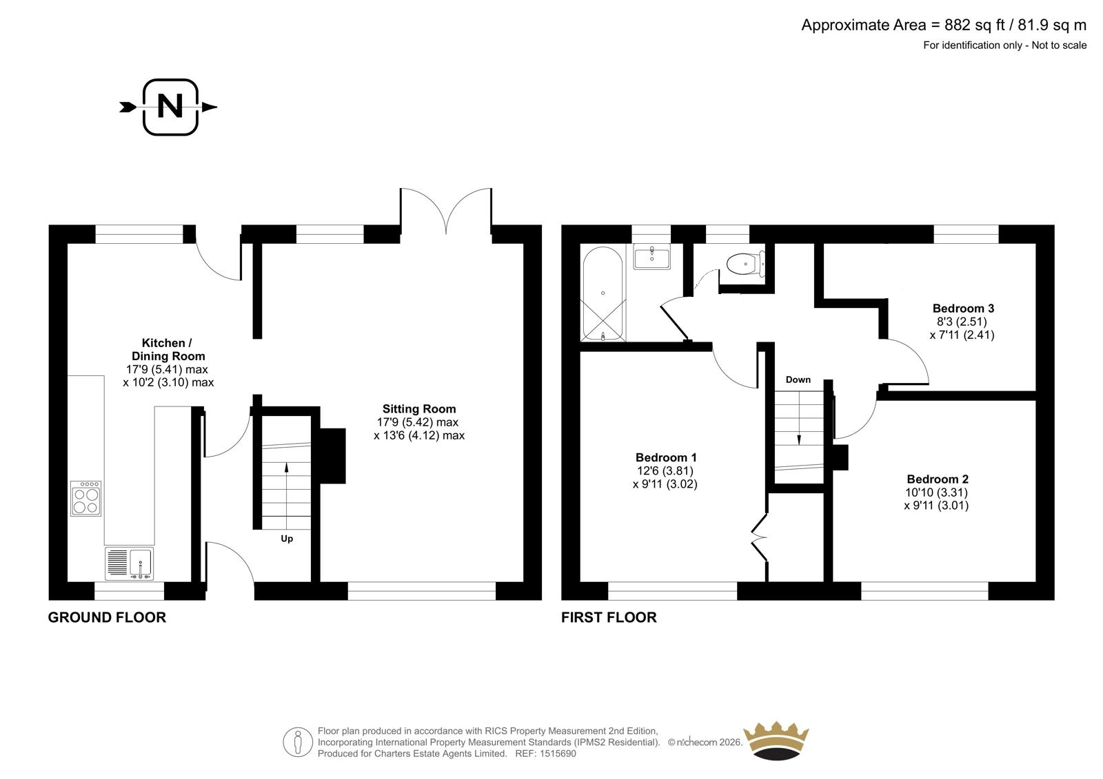 16, Cromer Road, Southampton floorplan