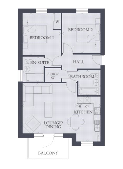 306, Ackers Drive, Ebbsfleet Valley floorplan