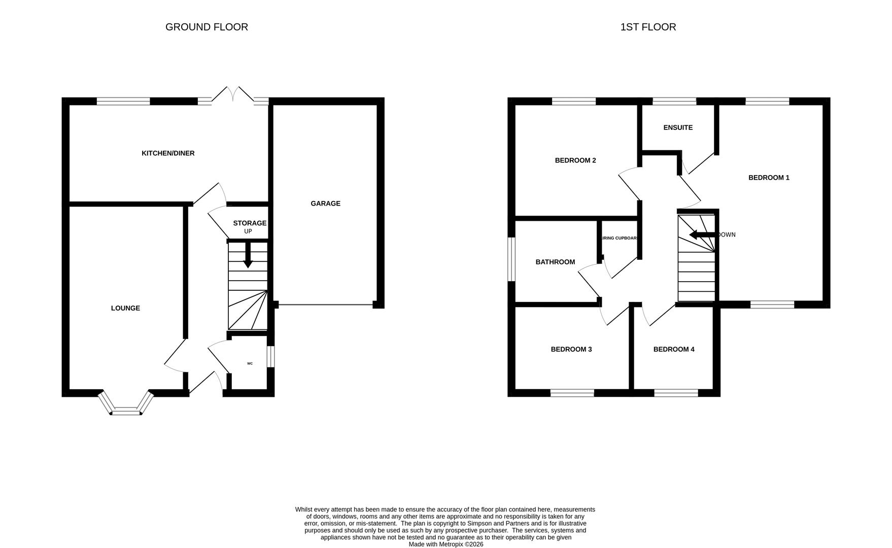 Honeysuckle Way, Raunds floorplan