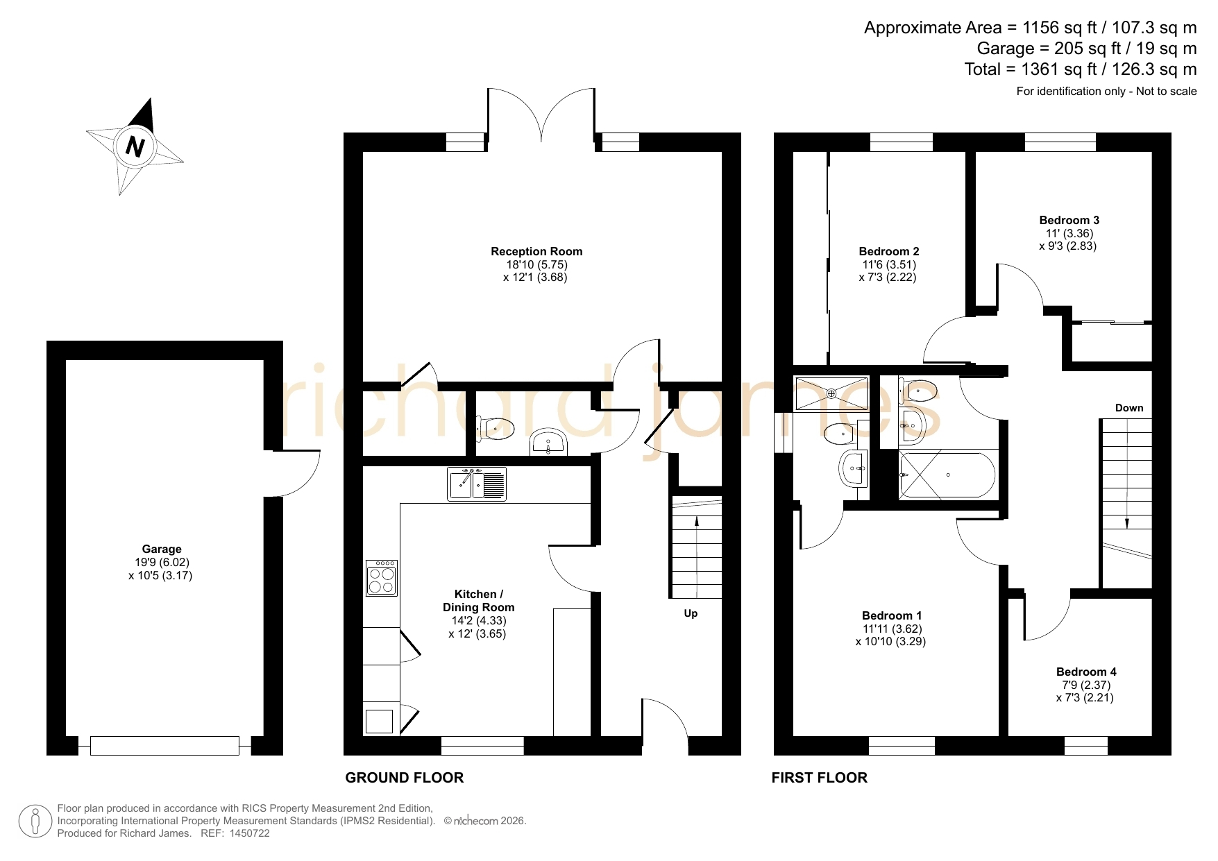 10, Fitzgerold Avenue, Swindon floorplan