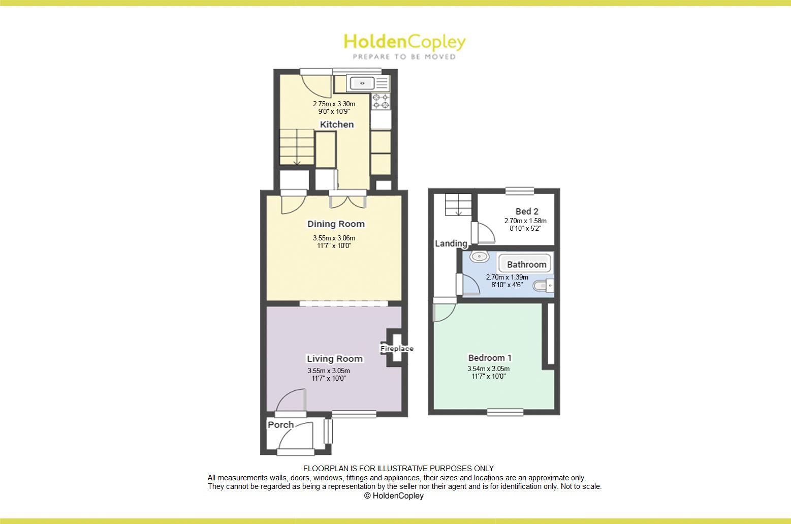 Chapel Lane, Spondon, Derbyshire DE21, 2 bedroom terraced house for