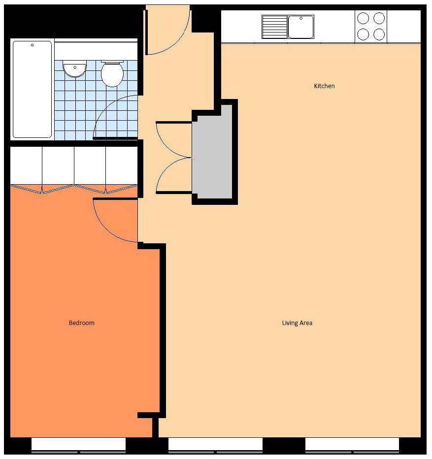 1 Bedrooms Flat to rent in Lilycroft Road, Bradford BD9