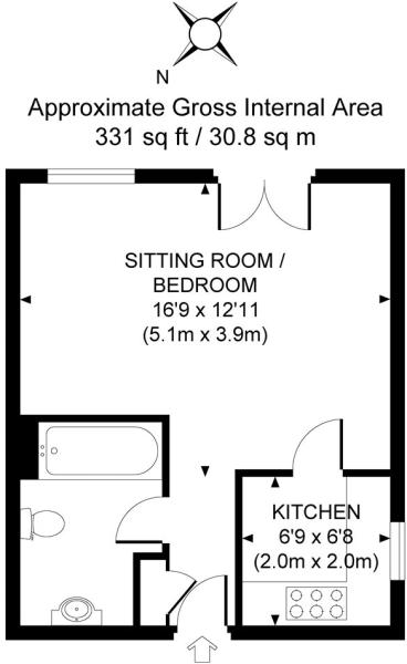 0 Bedrooms Studio for sale in Apple Trees Place, Cinder Path, Hook Heath, Woking GU22