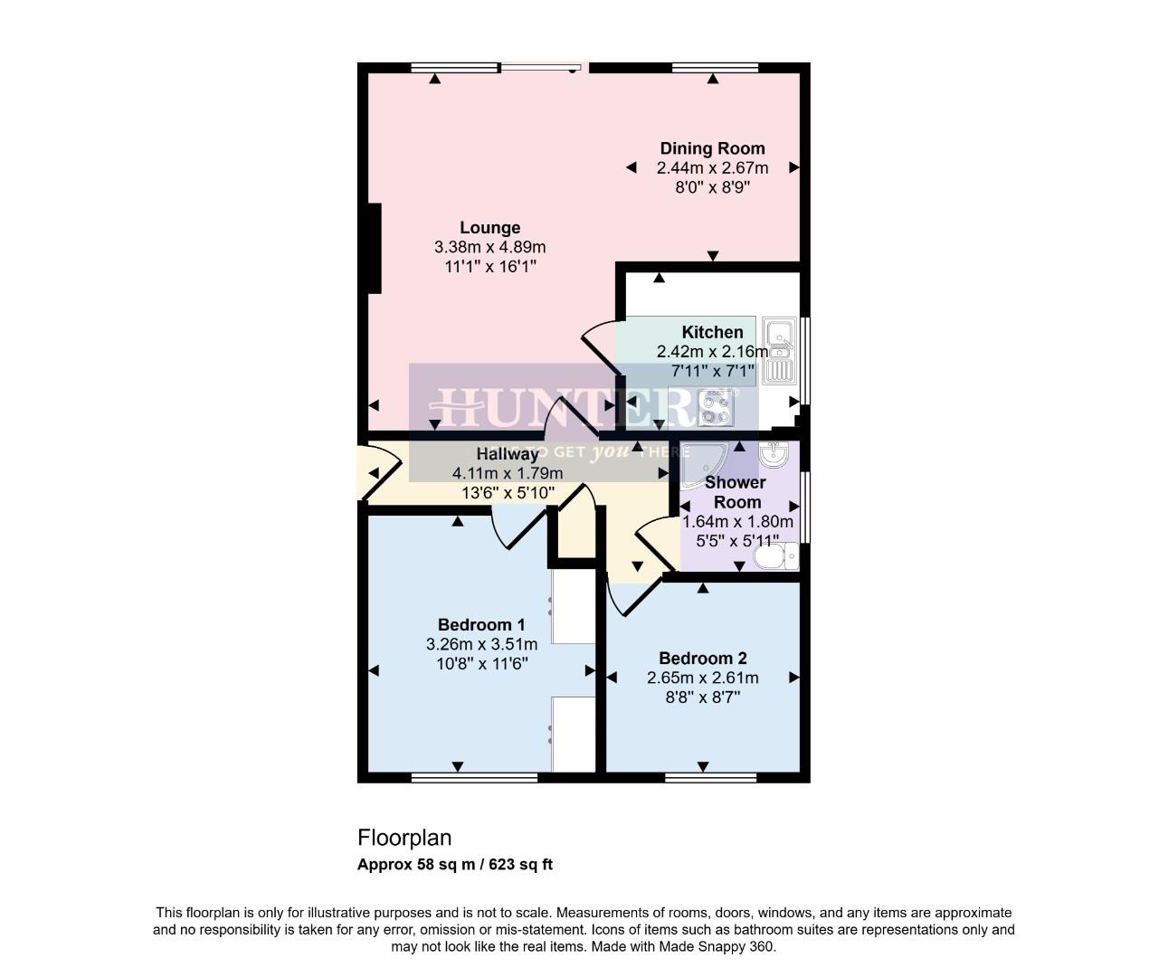 11, Stackley Road, Great Glen floorplan