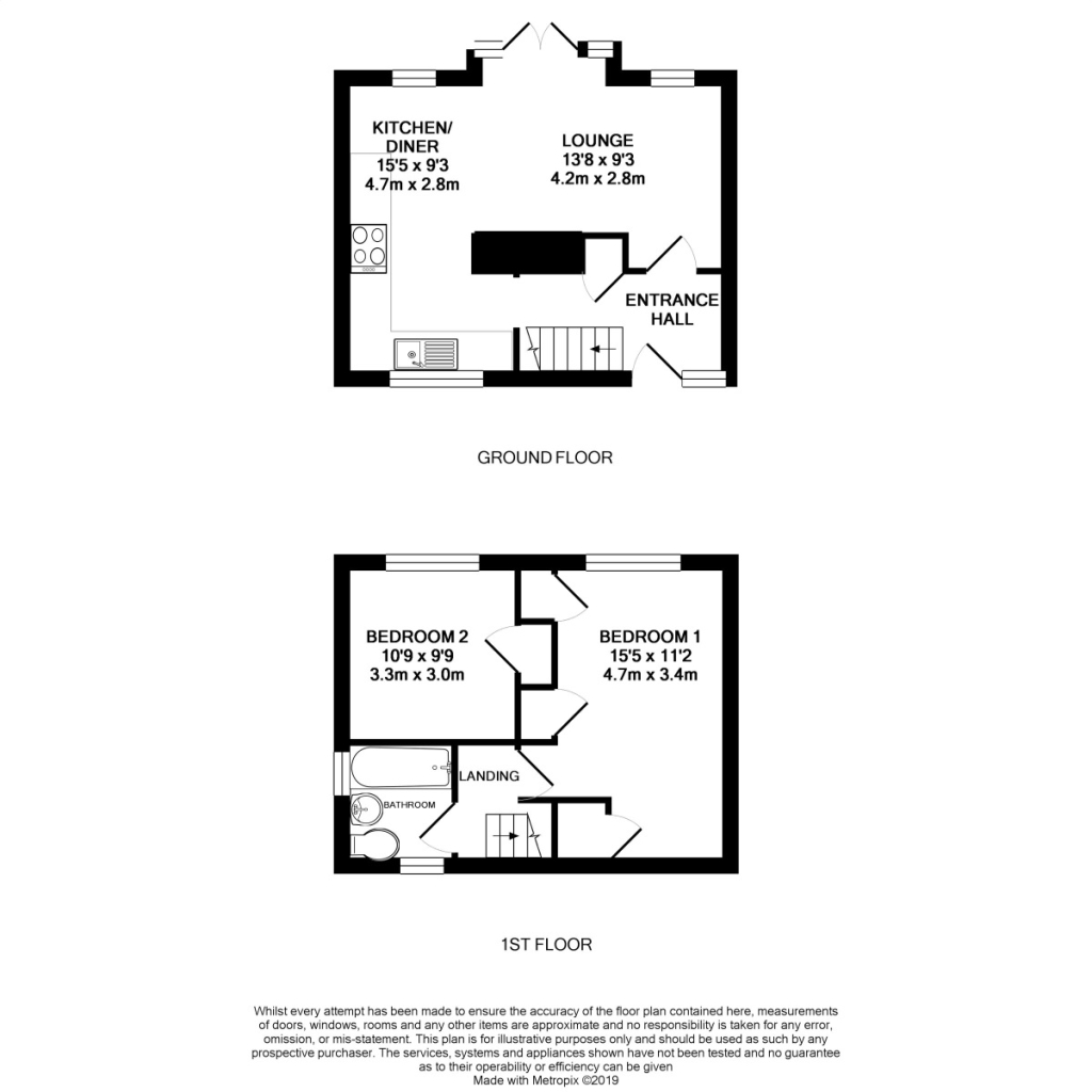 2 Bedrooms Semi-detached house to rent in Woodcock Avenue, Walters Ash, Bucks HP14