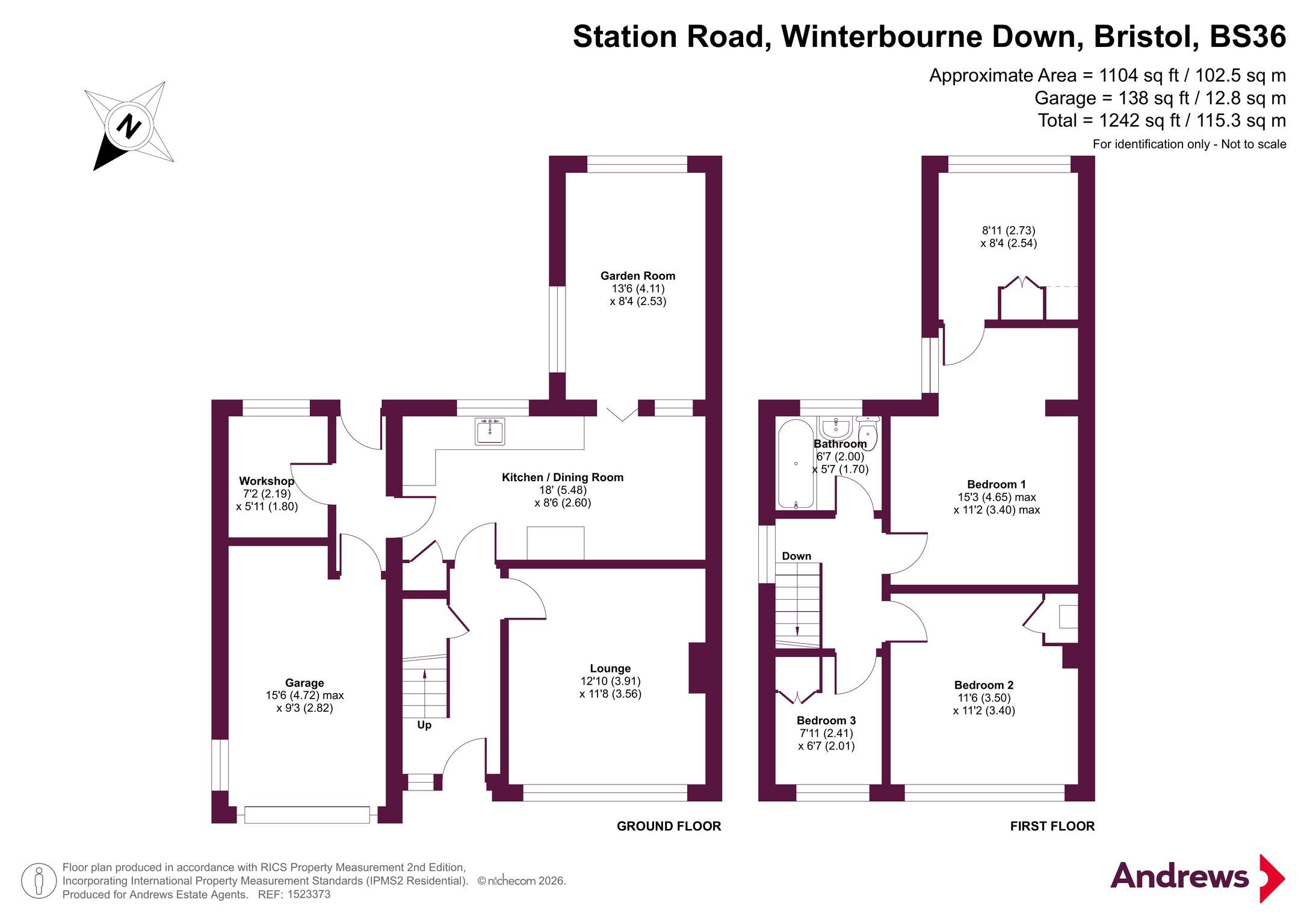 30, Station Road, Bristol floorplan