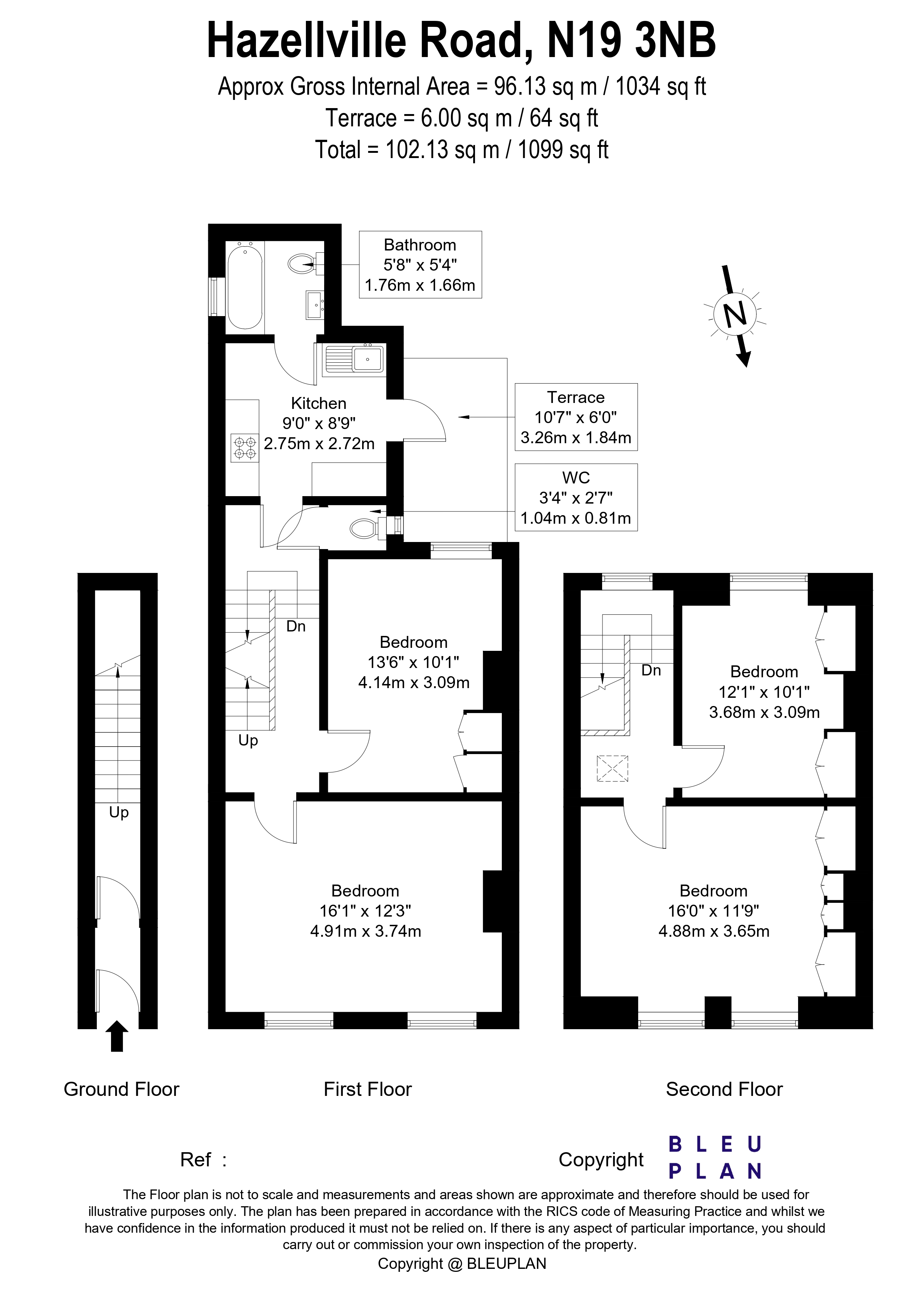 81a, Hazellville Road, Archway floorplan