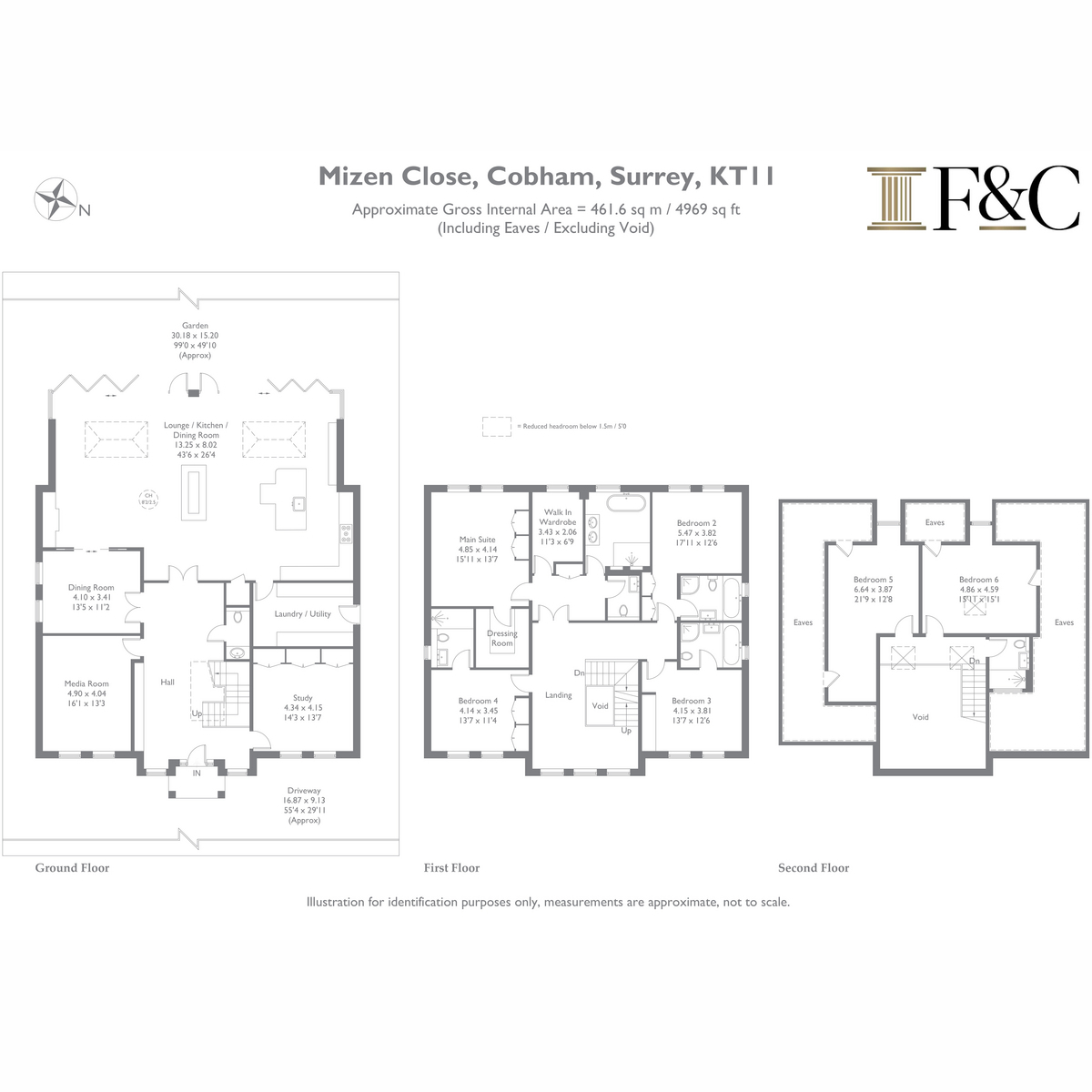 8, Mizen Close, Cobham floorplan