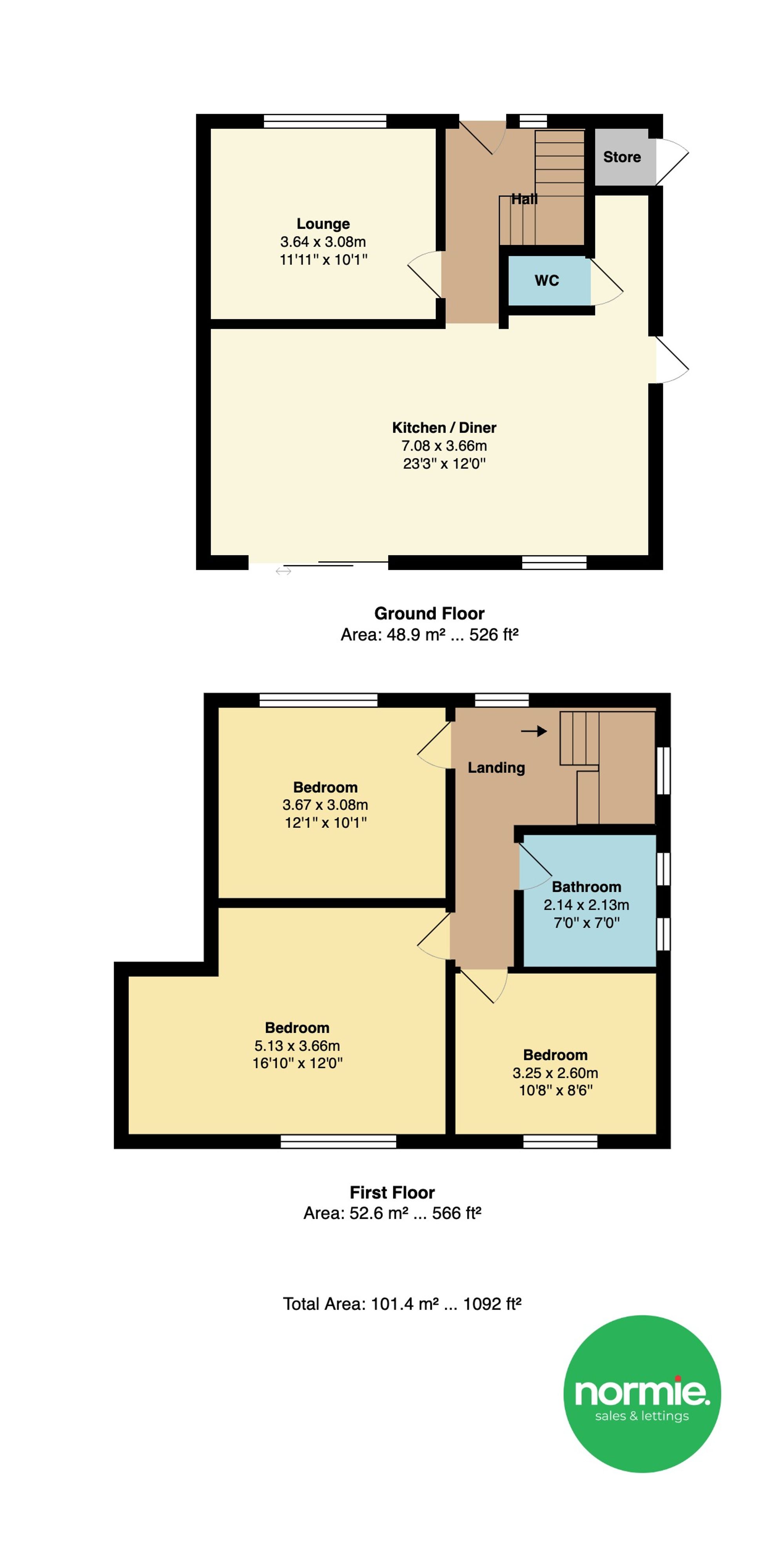 206 Littleton Road, Salford floorplan