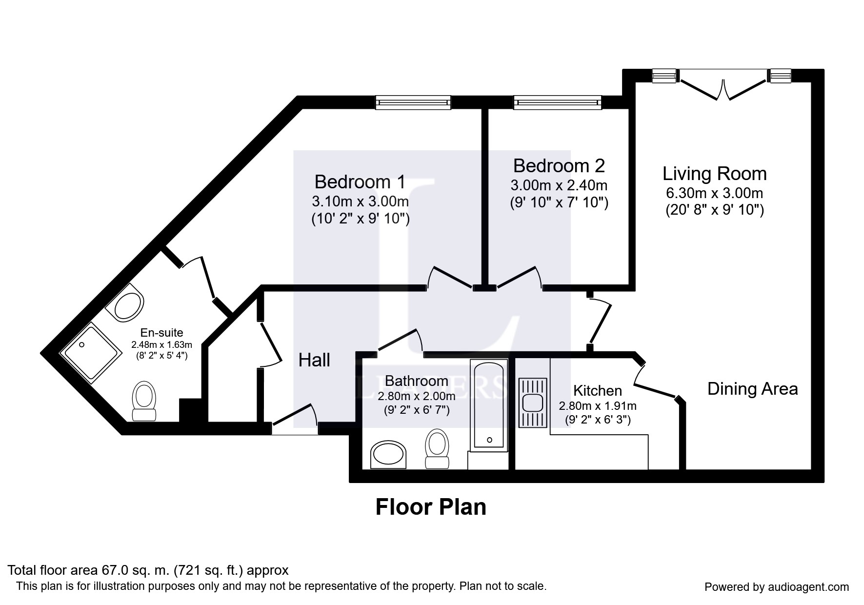 14, Planewood Gardens, Warrington floorplan