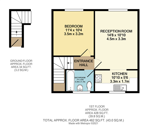 2a, Westbourne Grove, Bristol floorplan