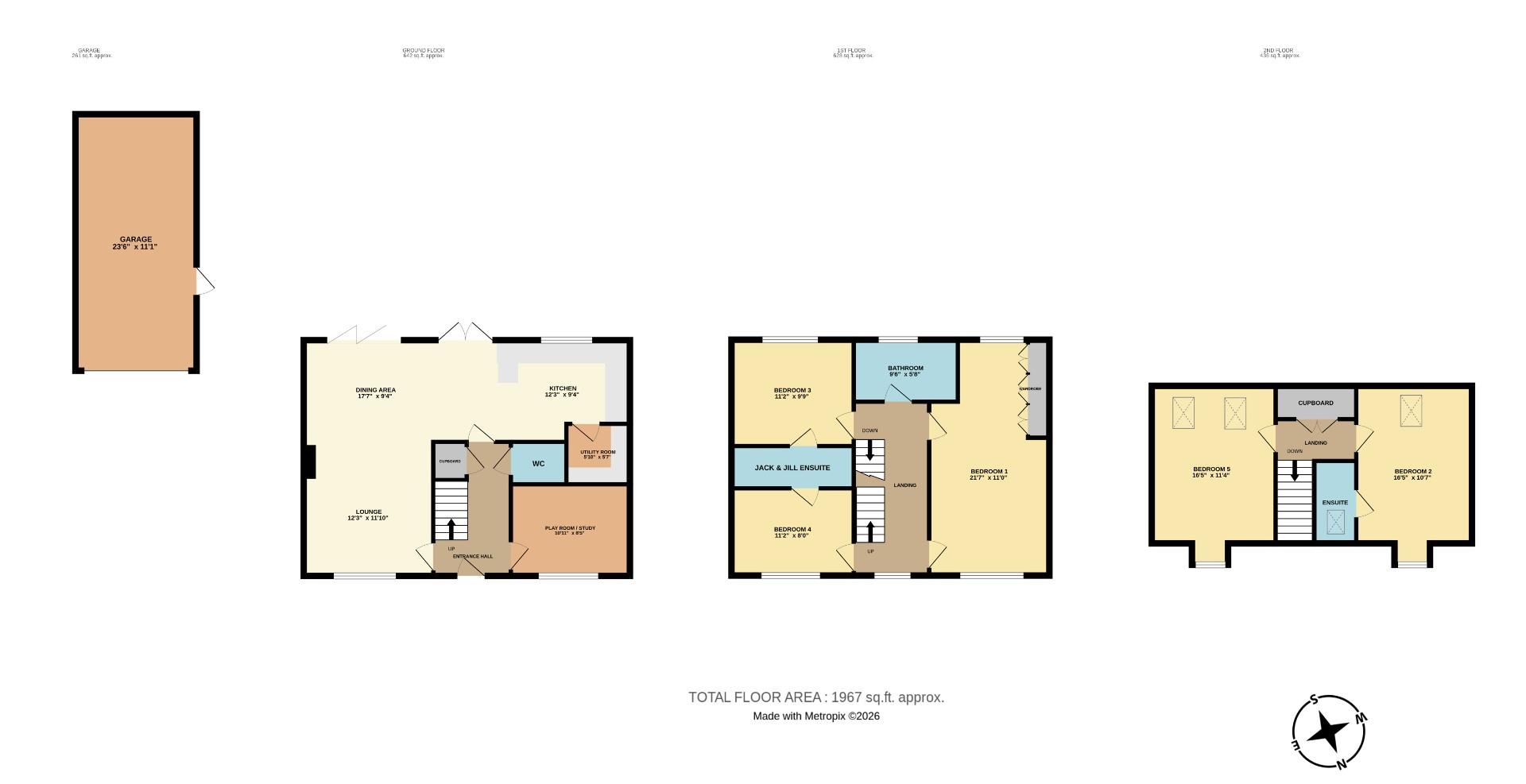 17, Solby Wood, Benfleet floorplan