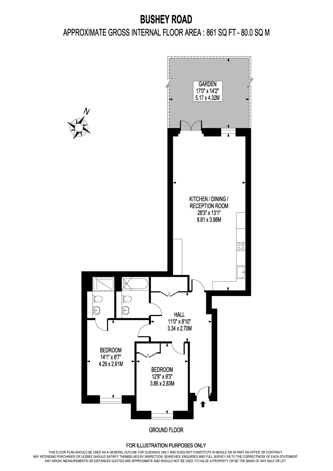 4, Bushey Road, Wimbledon Chase floorplan
