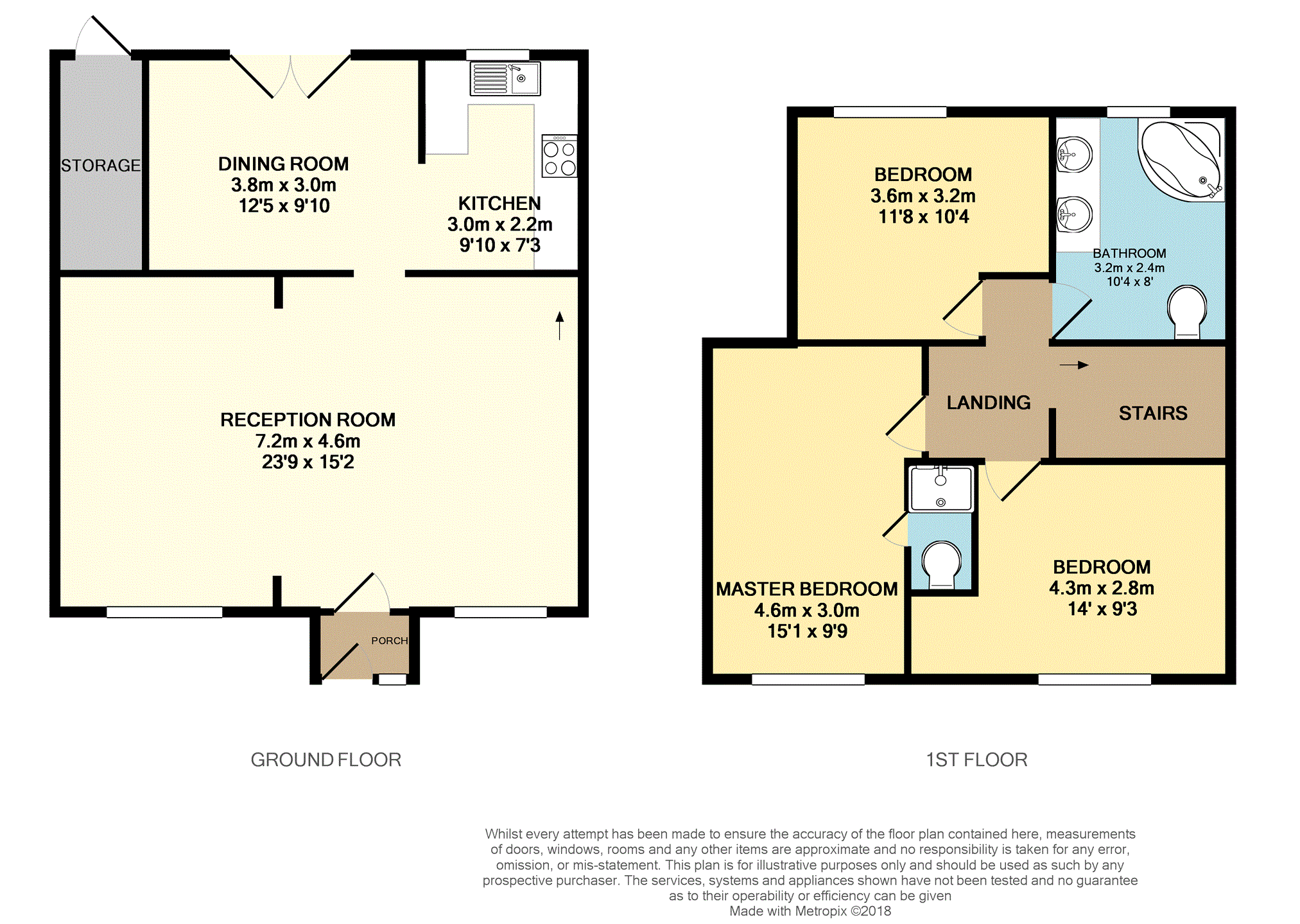 3 Bedrooms Semi-detached house for sale in Larch Grove, Witham CM8