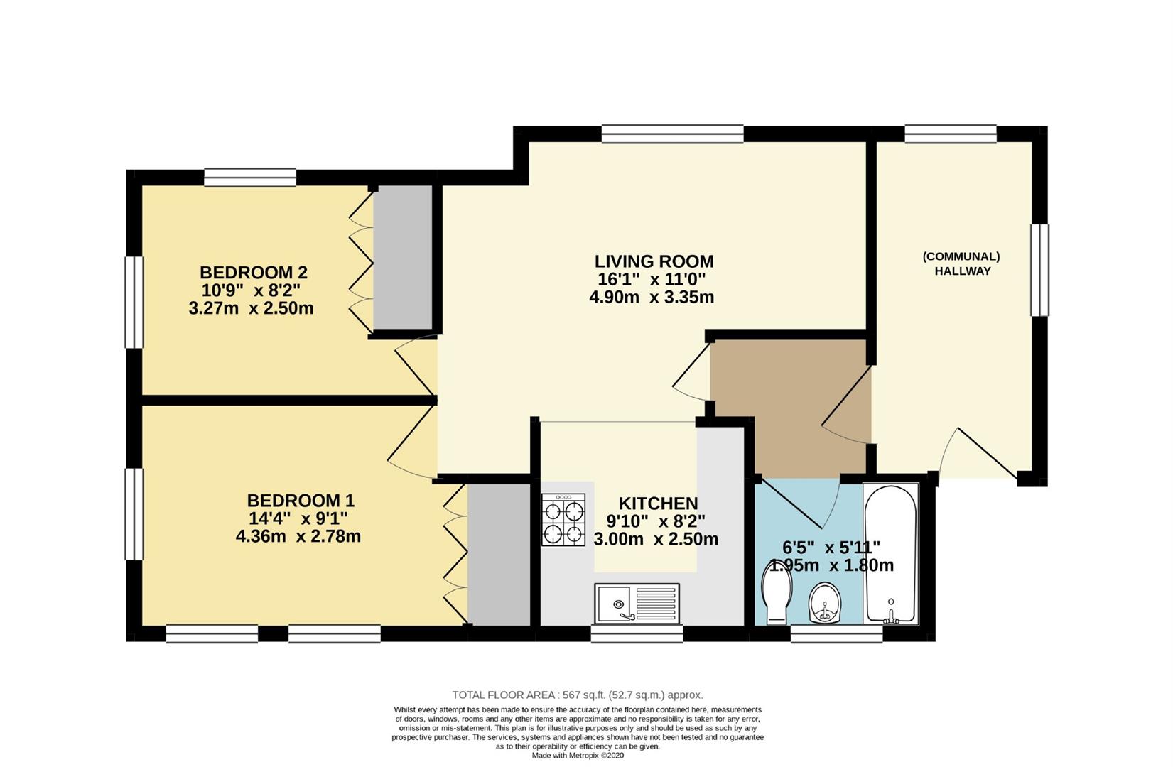 1 Captains Rest, 67, Middle Street, Brixham floorplan
