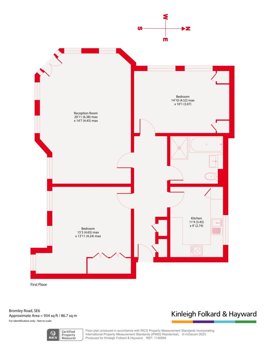 Flat 11 Cavendish Court, 21-23, Bromley Road, London floorplan
