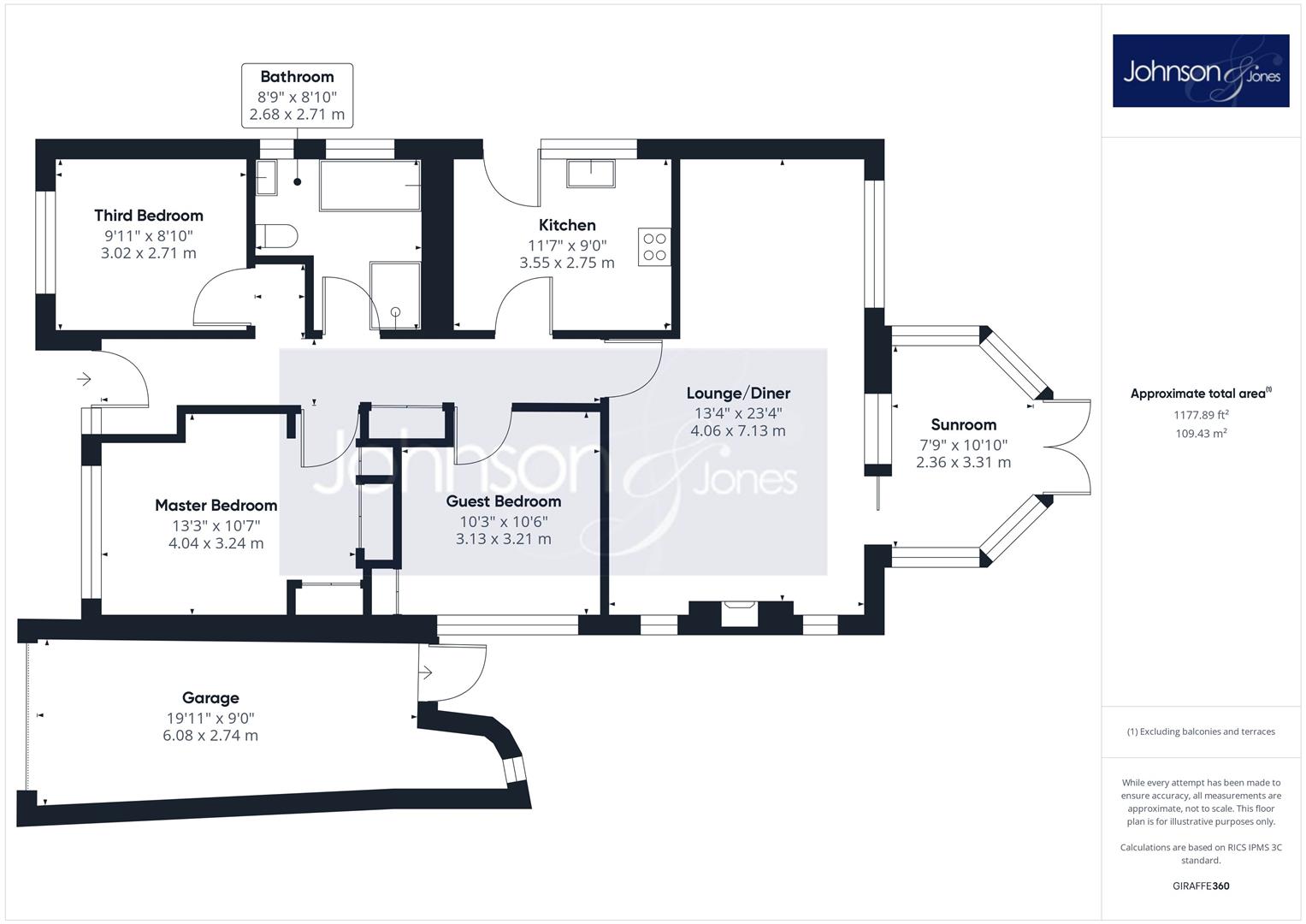 4a, Ferndale Avenue, Chertsey floorplan