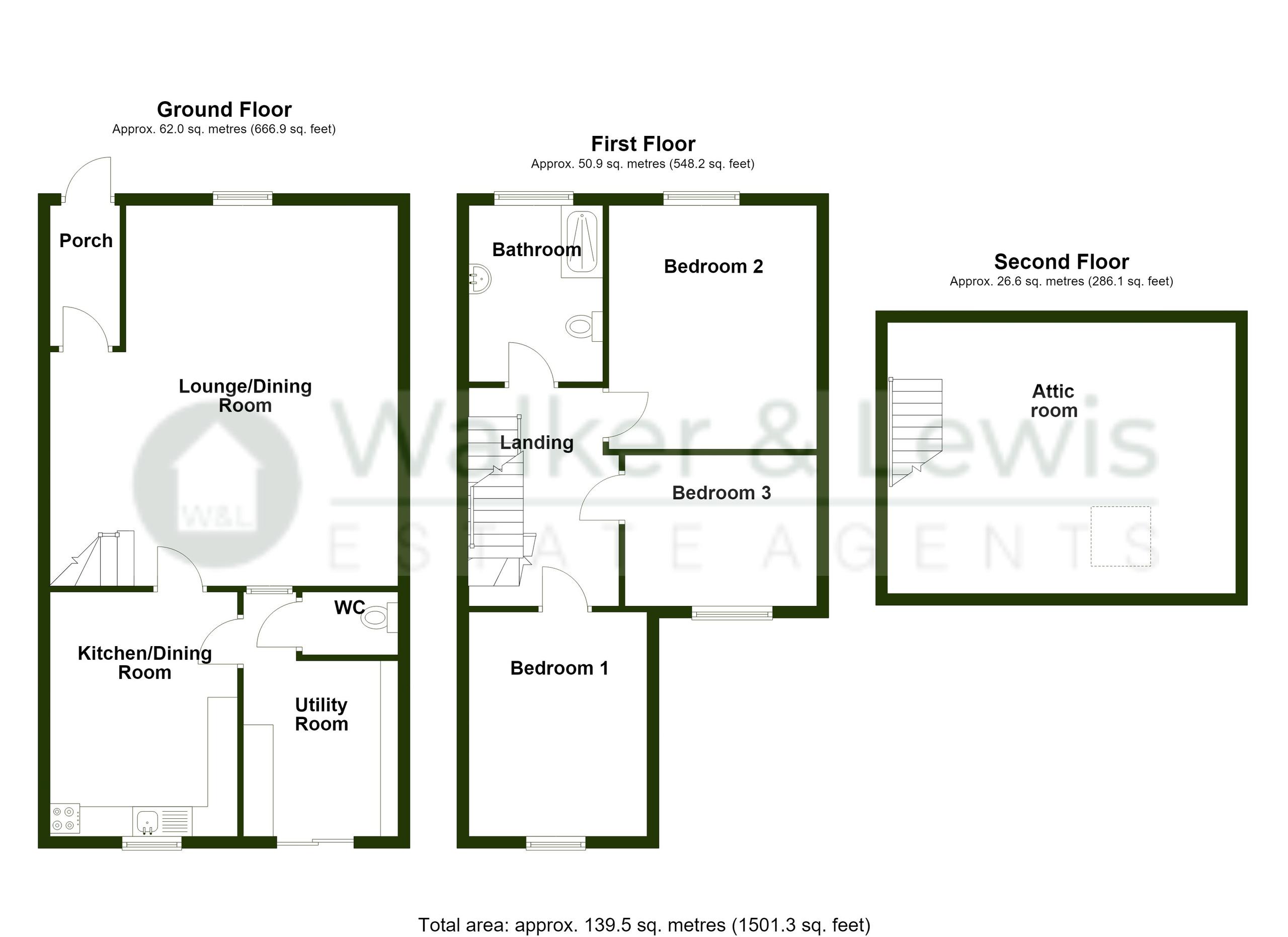 1 Price Street, Merthyr Tydfil floorplan