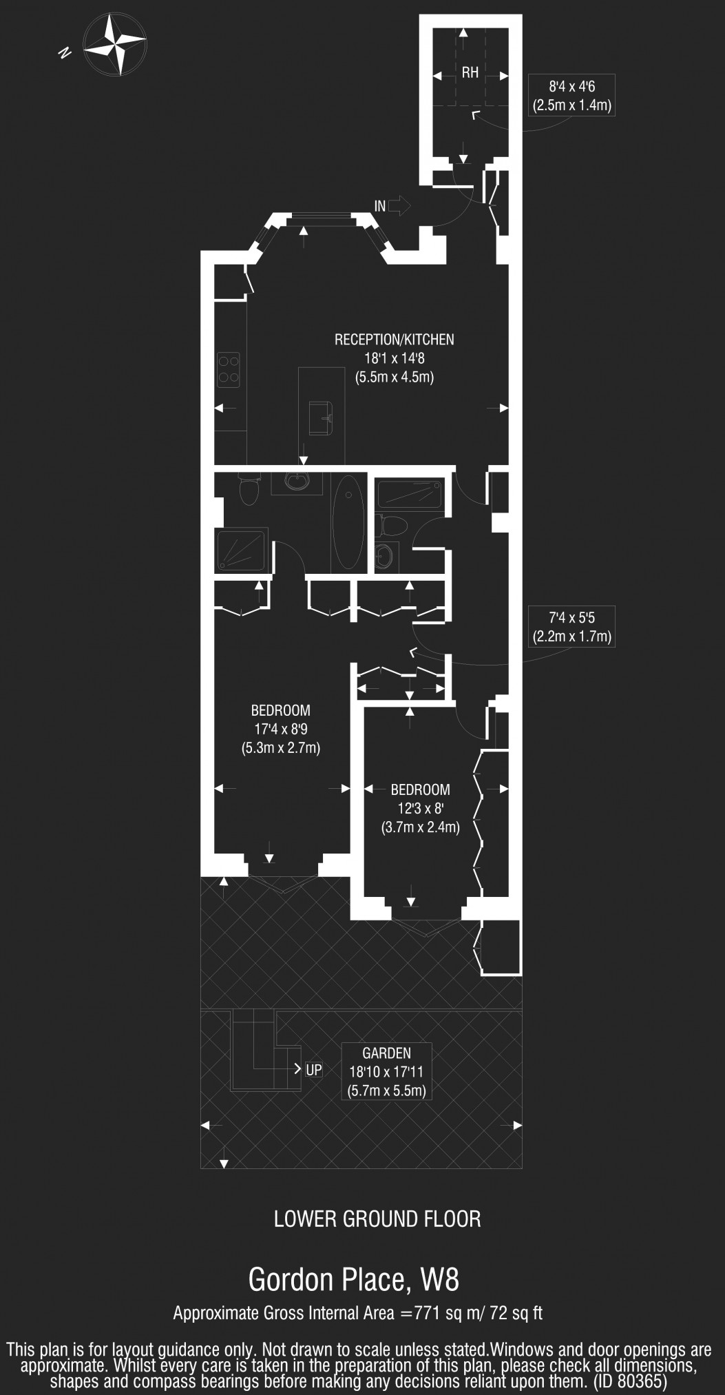 2 Bedrooms  to rent in Gordon Place, London W8