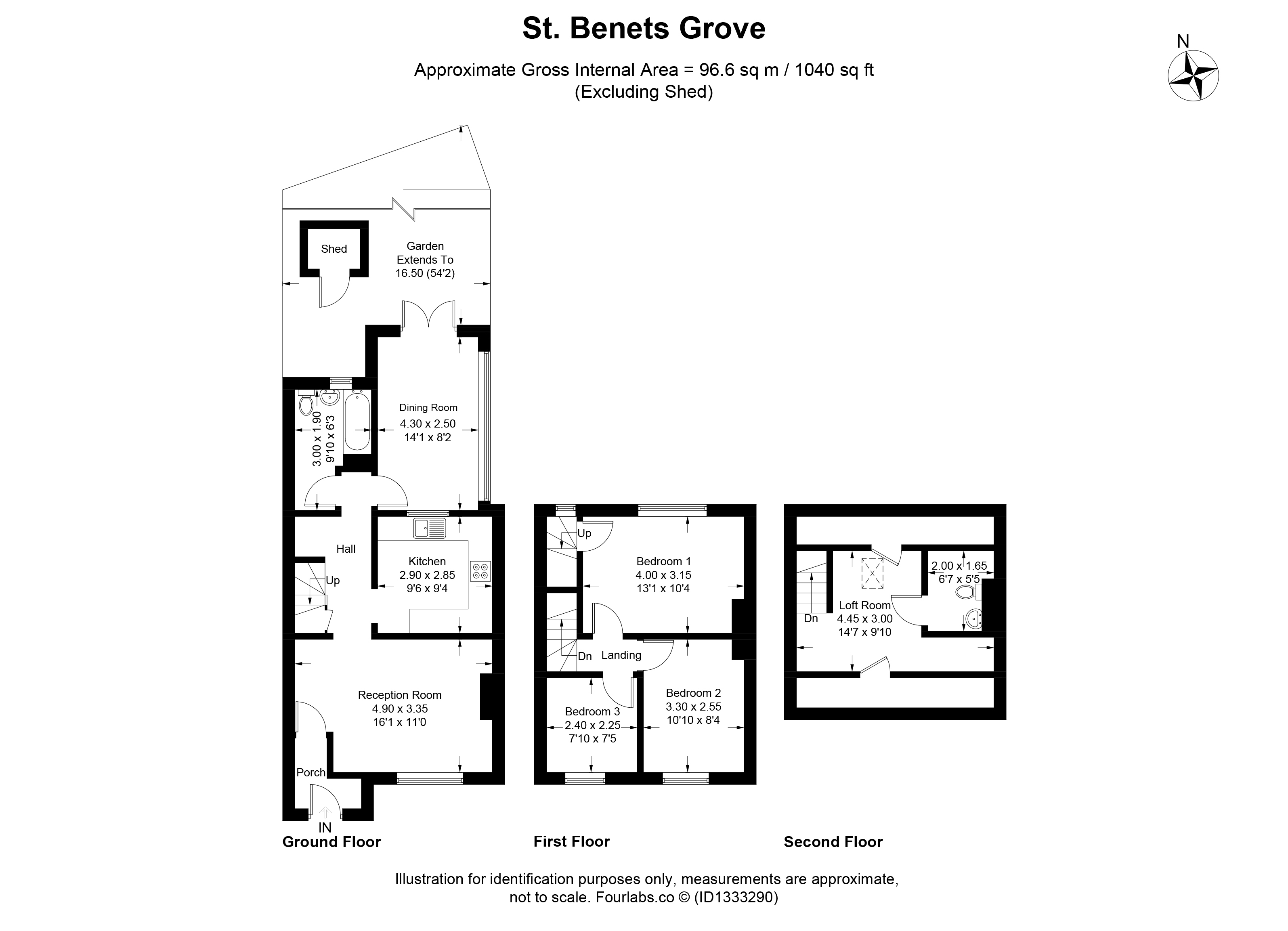 5, St. Benets Grove, Carshalton floorplan