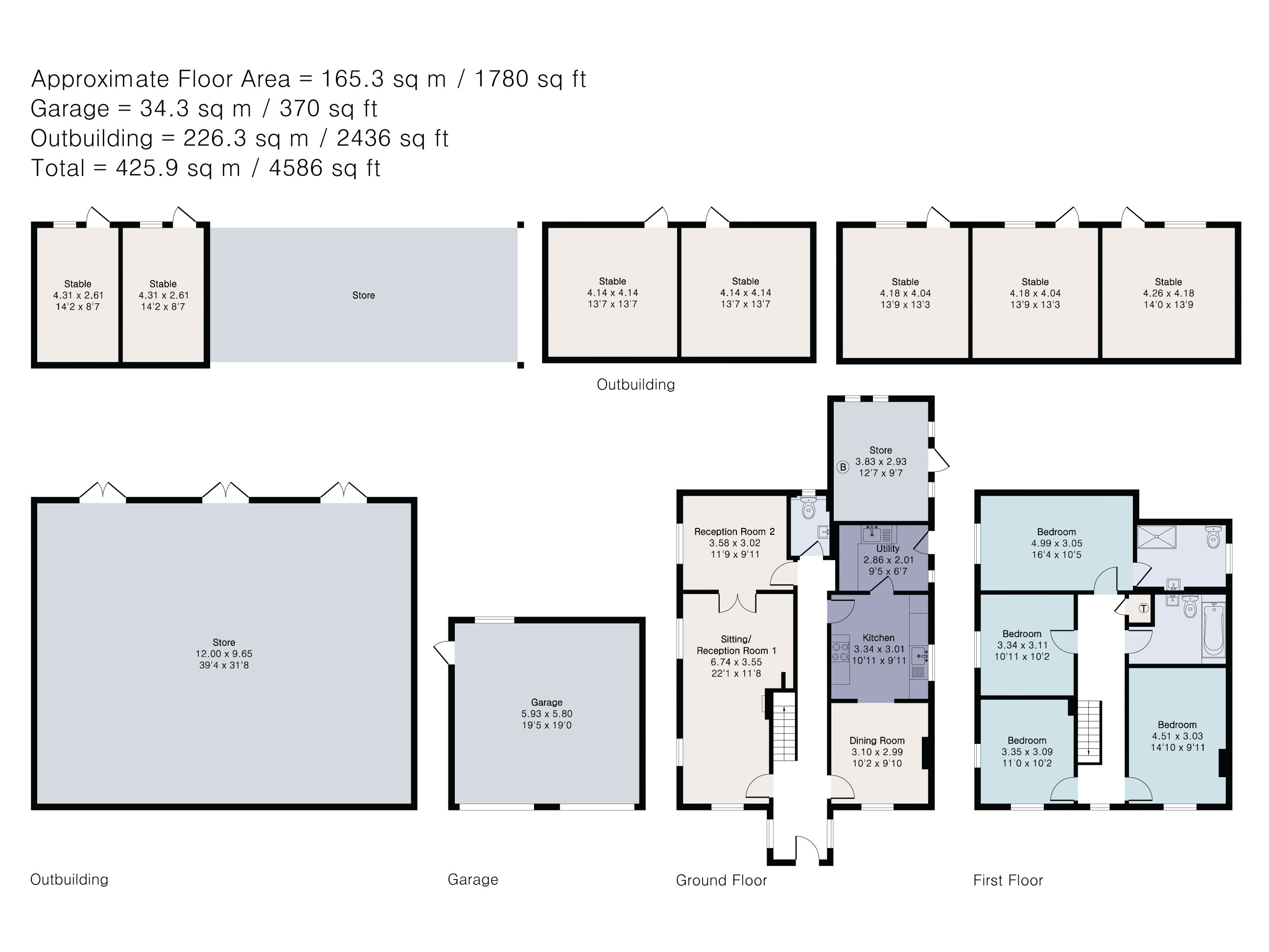 The Elms,, South Mundham, West Sussex floorplan