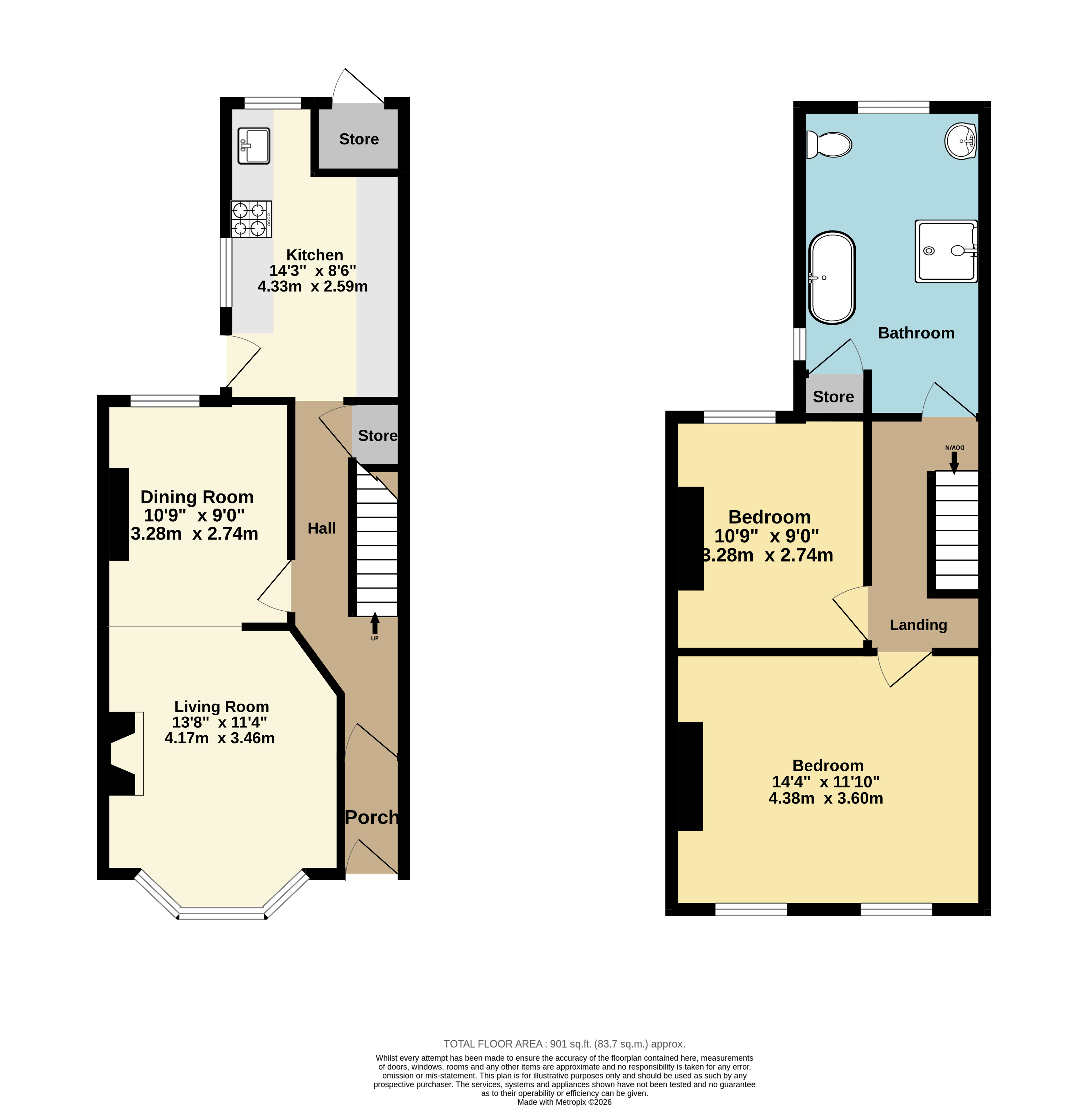 2, Cecilia Road, Kent floorplan