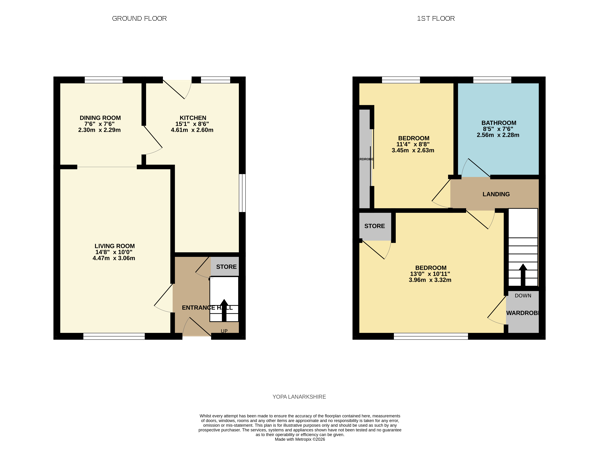 8, Galloway Road, Airdrie floorplan
