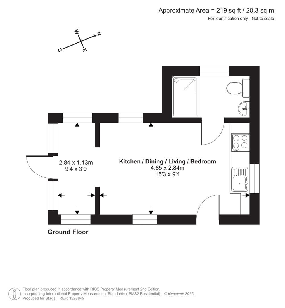 The Chalet, Penzance floorplan