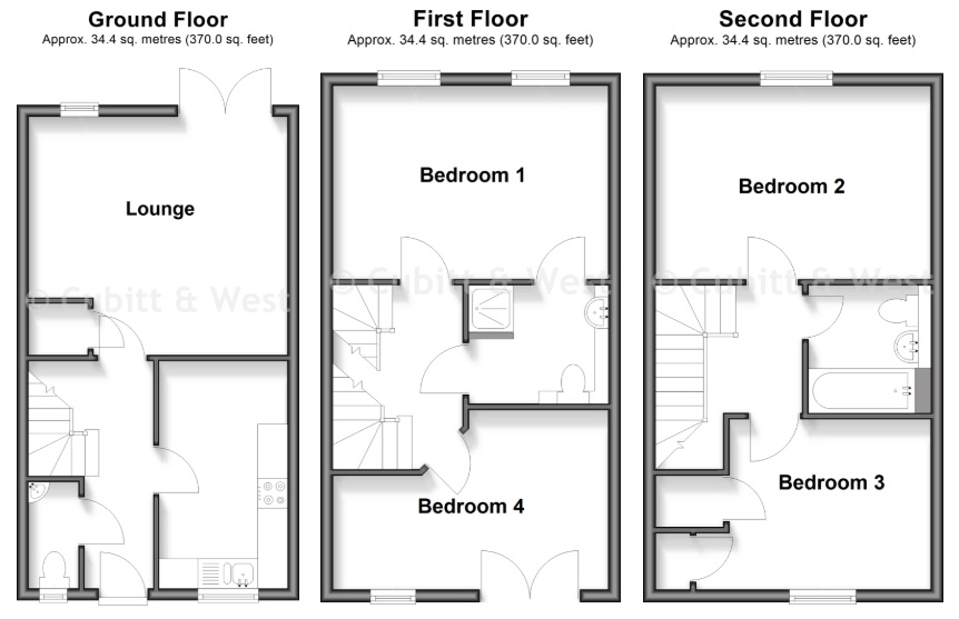 76, Baxendale Road, Chichester floorplan