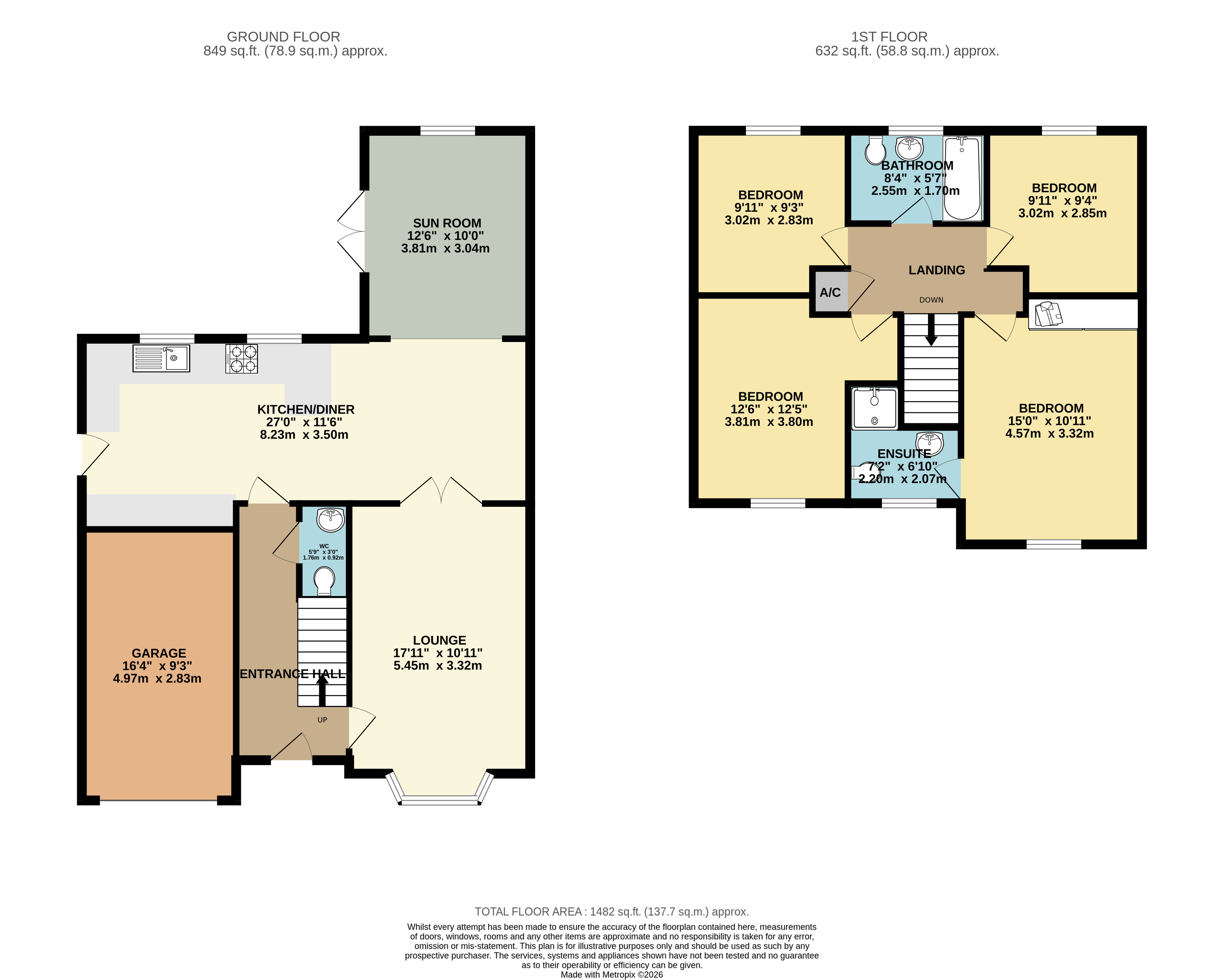 9, Hampden Road, Dunholme floorplan