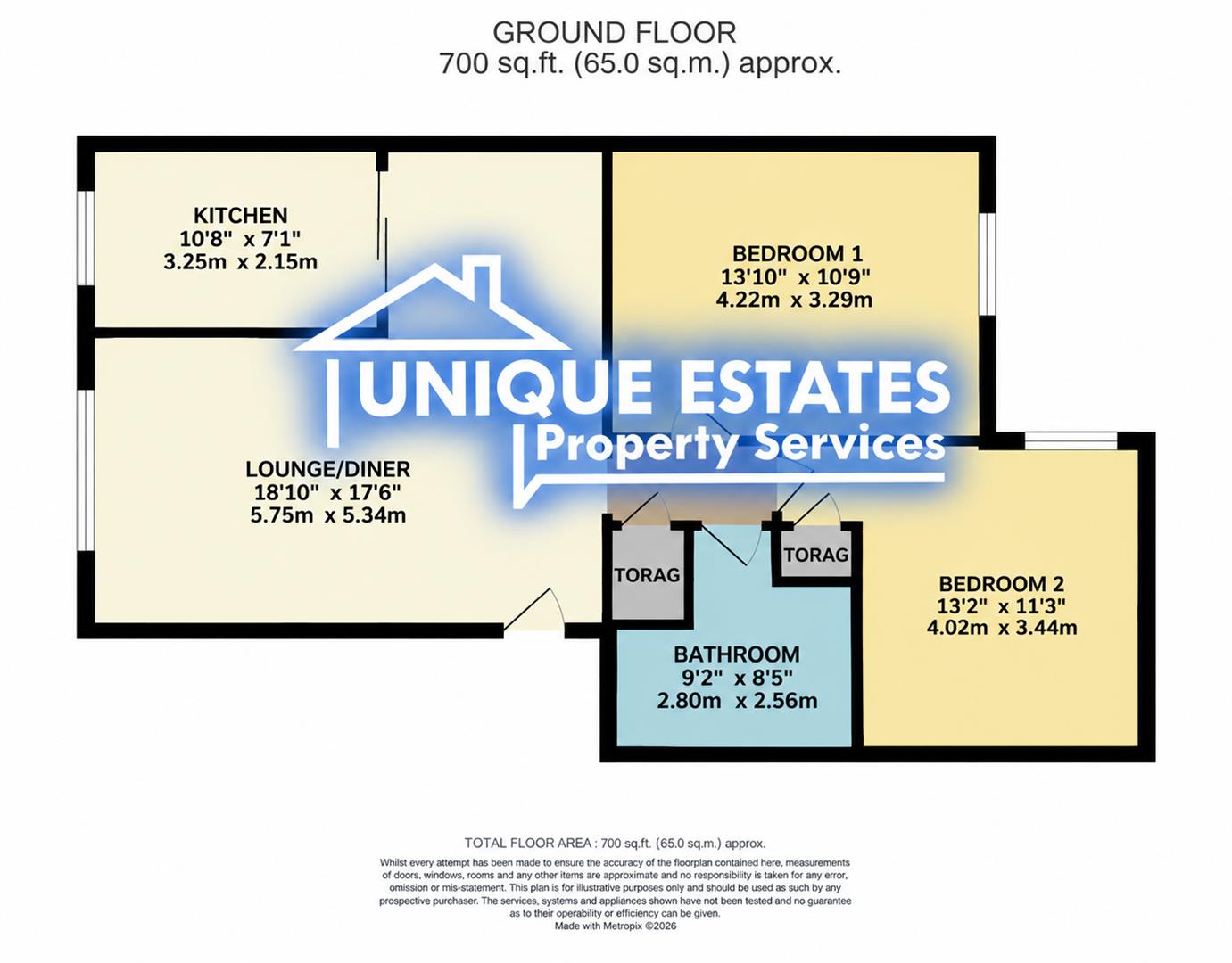 Flat 1, Lousada Lodge, Avenue Road, London floorplan