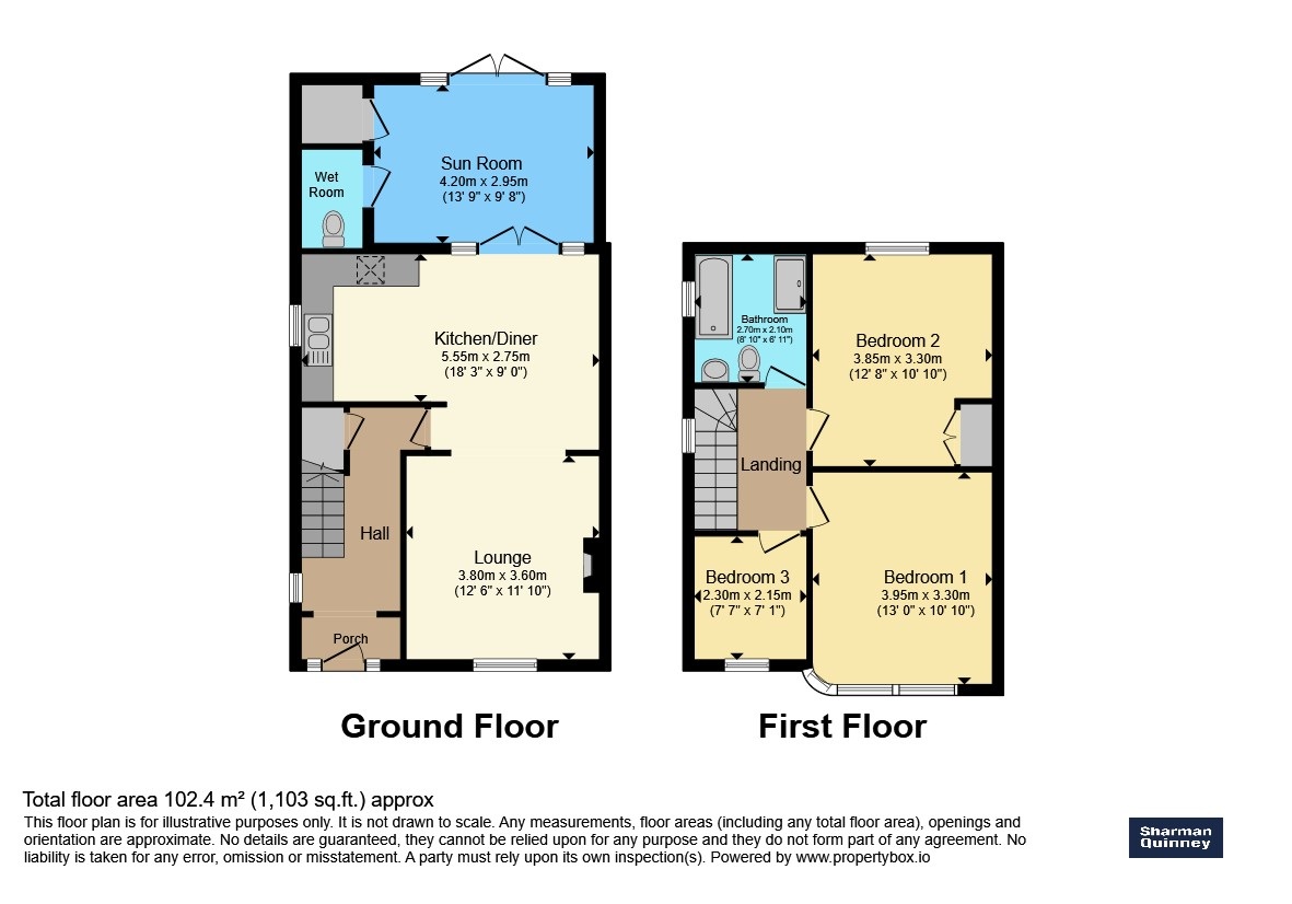 32, Mead Close, Peterborough floorplan