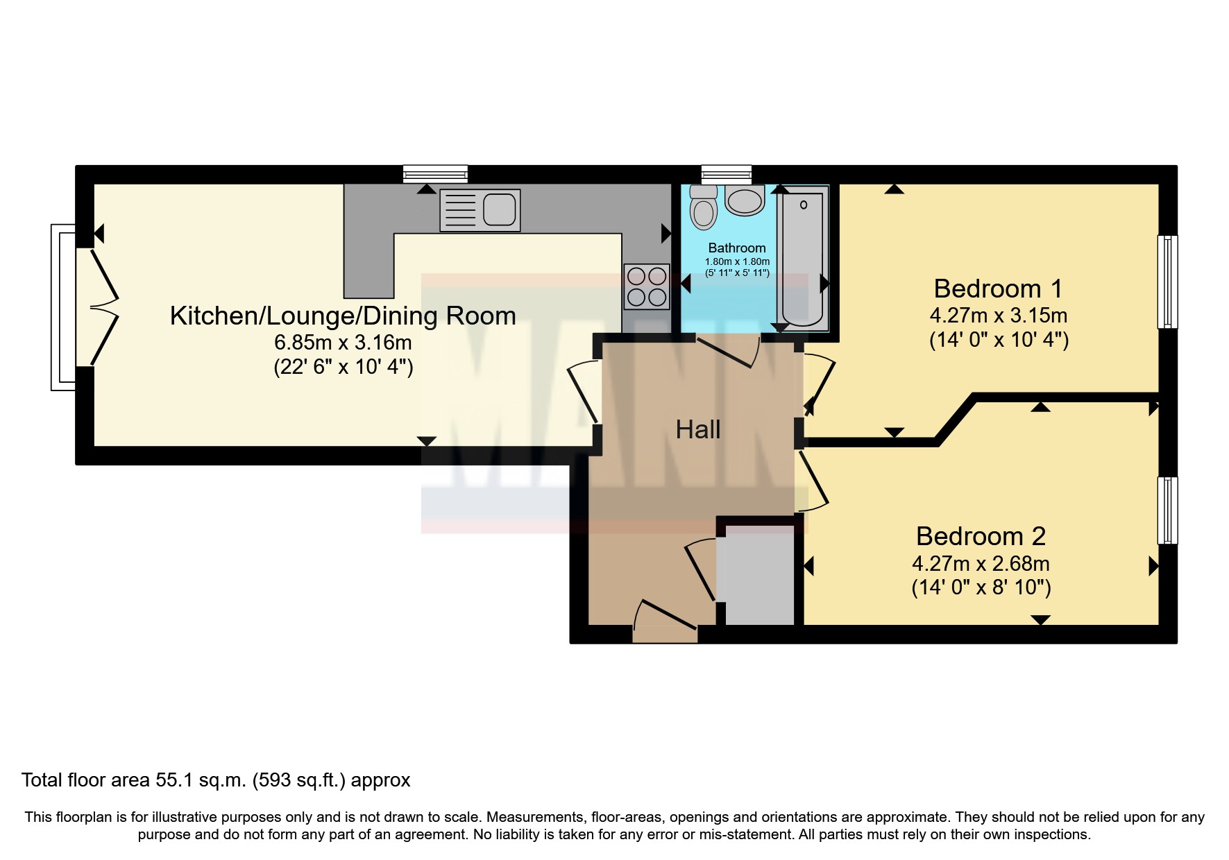 Heritage Way, Gosport PO12, 2 bedroom flat for sale 66627089
