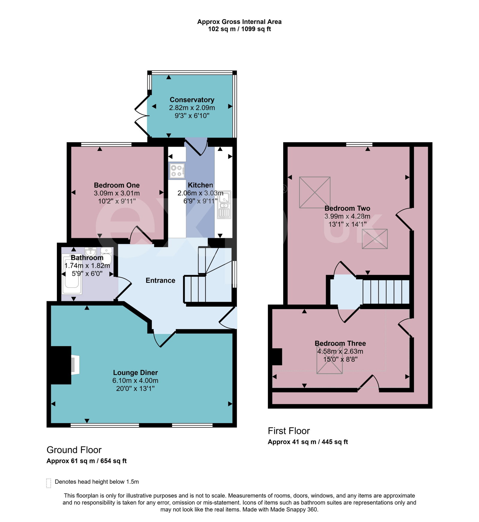 53, St. Marys Park, Paignton floorplan