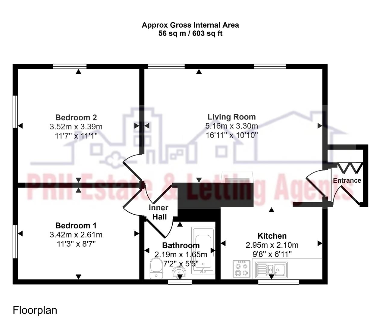 Bal Red, Lamorna Penzance floorplan